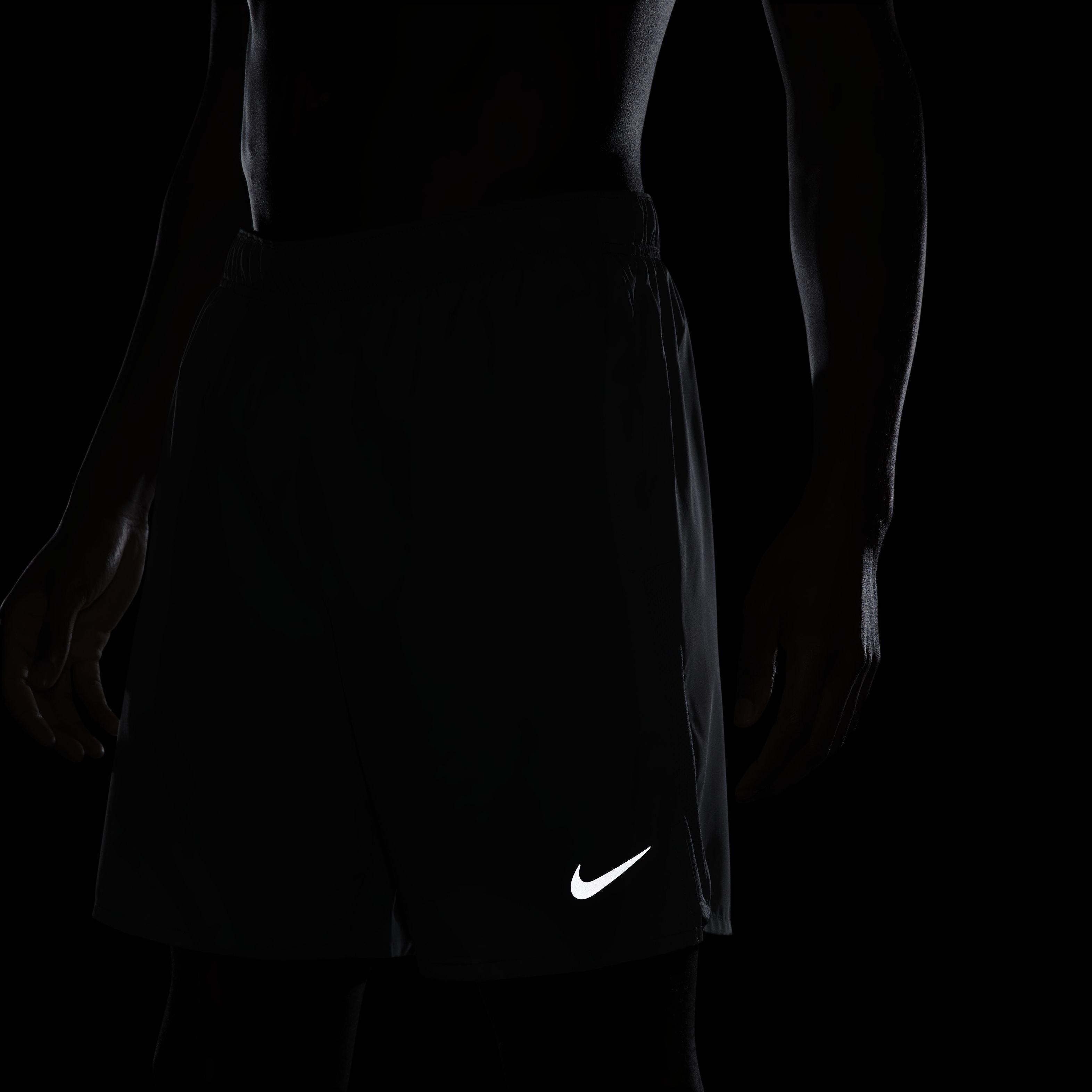 Nike Men's Dri-FIT Challenger 7" 2-in-1 Running Shorts-Smoke Grey - SMOKE GREY Thumbnail View 8