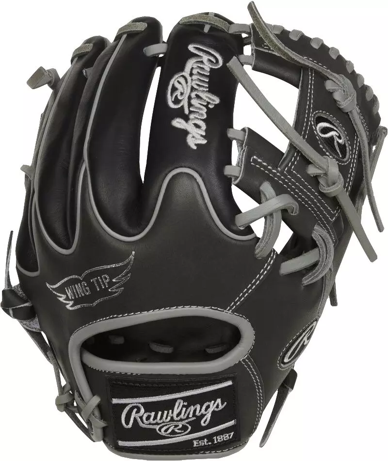 Rawlings Heart of the Hide 11.75" Infield Baseball Glove RHT - BLACK/GREY