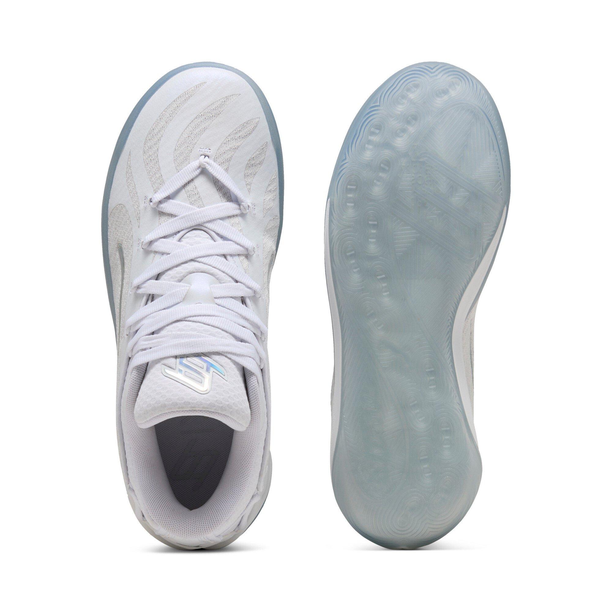 PUMA Stewie 4 "PUMA White" Women's Basketball Shoe - WHITE Thumbnail View 4