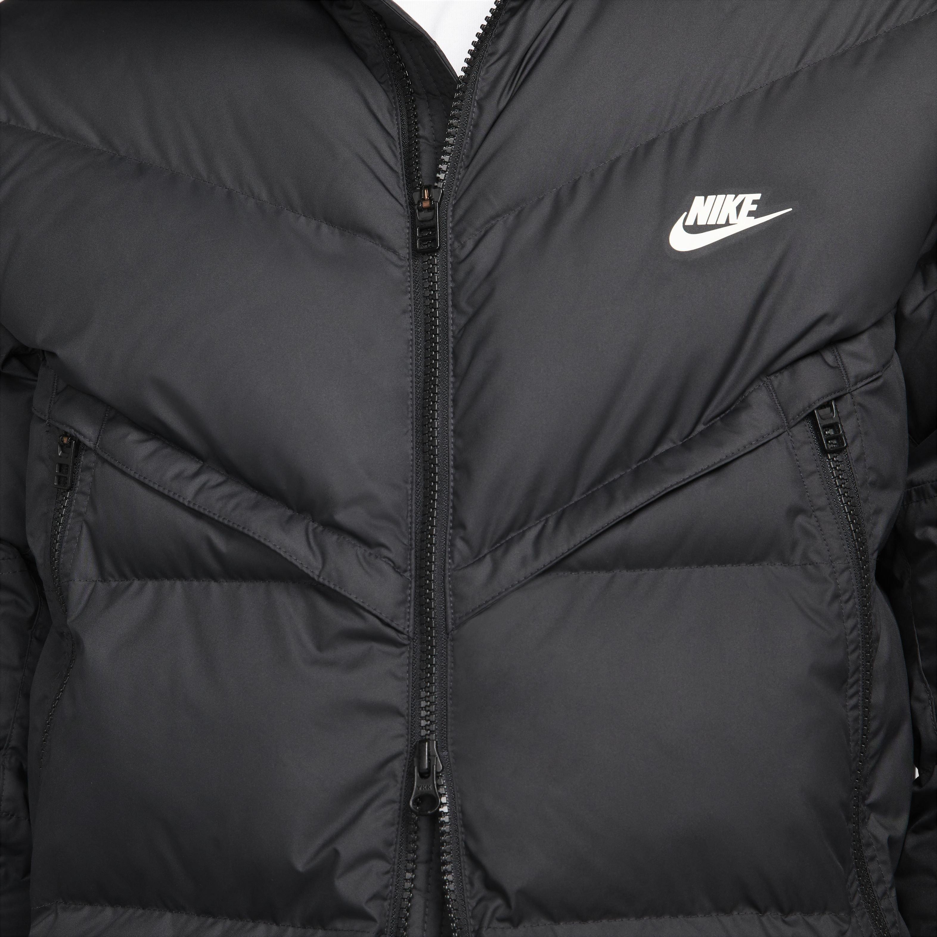Nike Men's Windrunner Storm-FIT PRIMALOFT Hooded Jacket - BLACK Thumbnail View 4