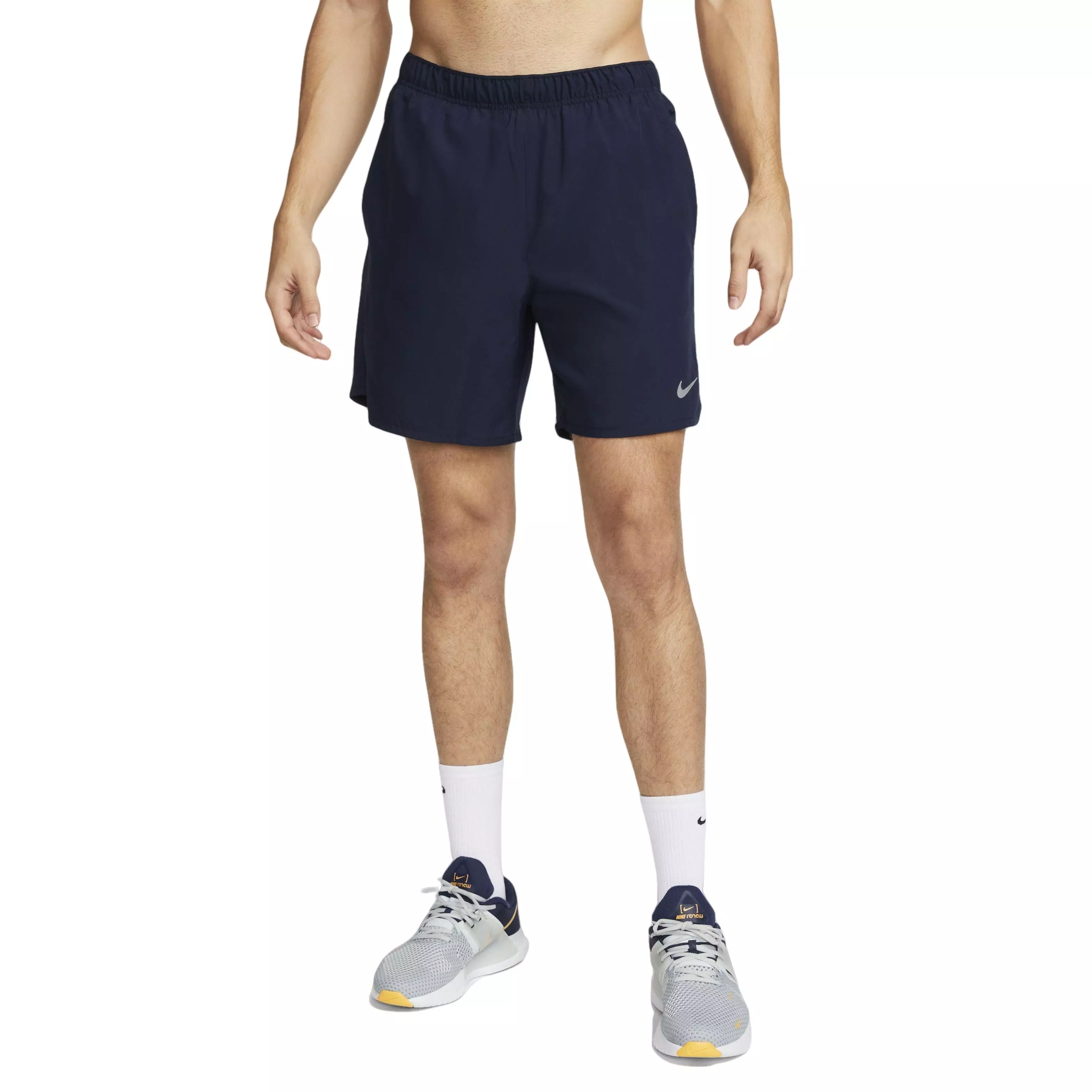 Nike Men's Dri-FIT Challenger 7" 2-in-1 Running Shorts-Dk Blue