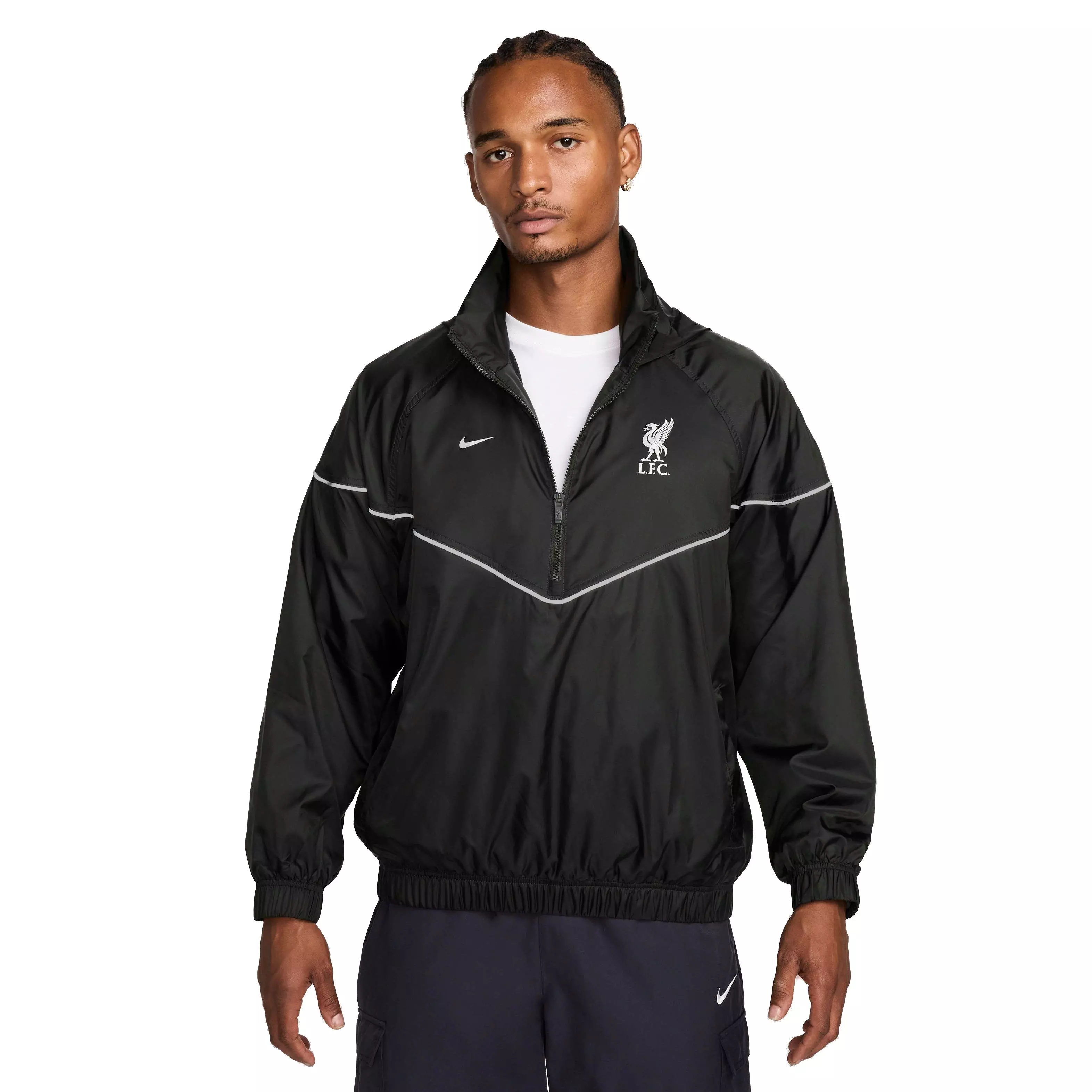 Nike Men's Liverpool FC Windrunner Soccer Anorak Jacket - AS SHOWN