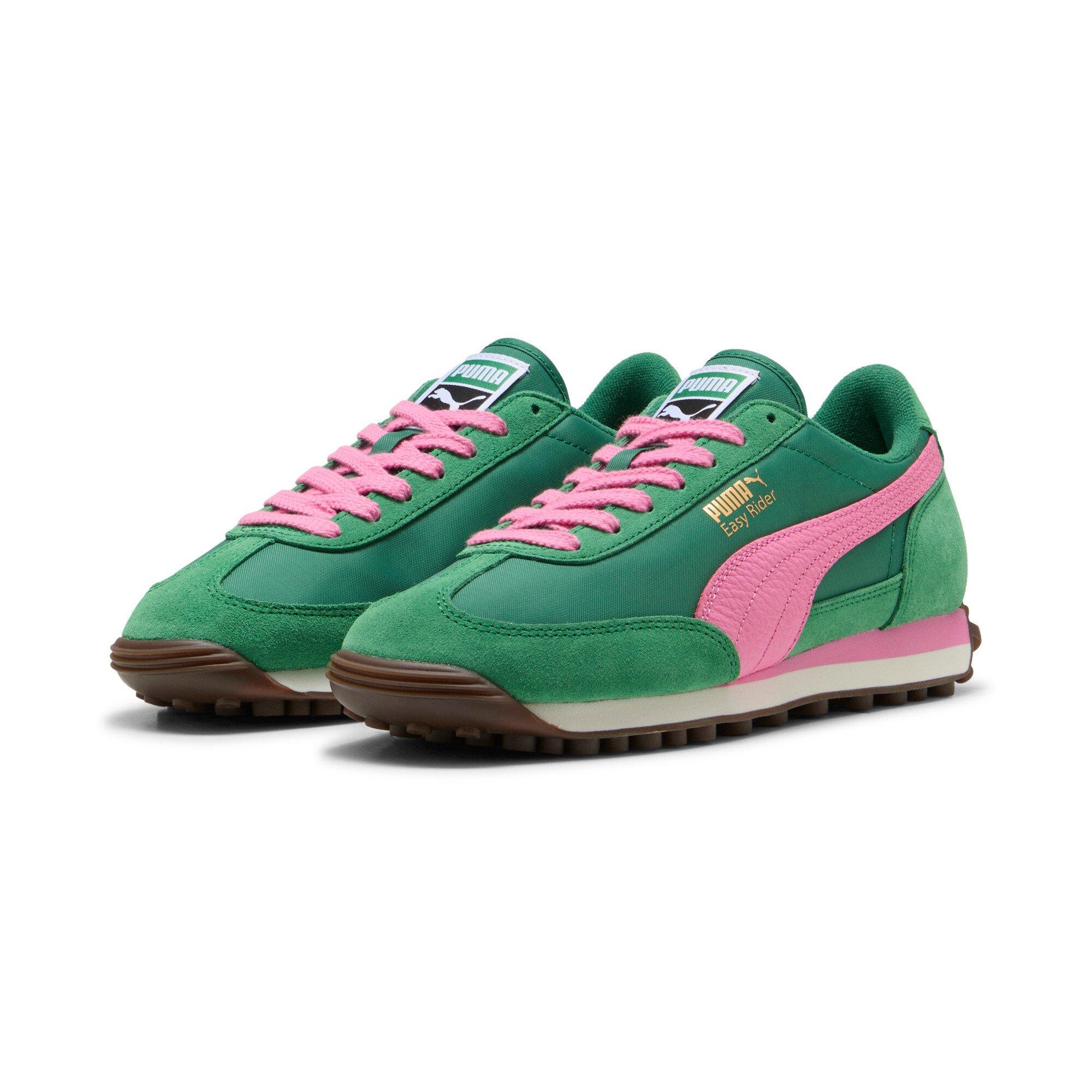 PUMA Easy Rider Vintage "Archive Green/Poised Pink" Women's Shoe - GREEN/PINK Thumbnail View 3