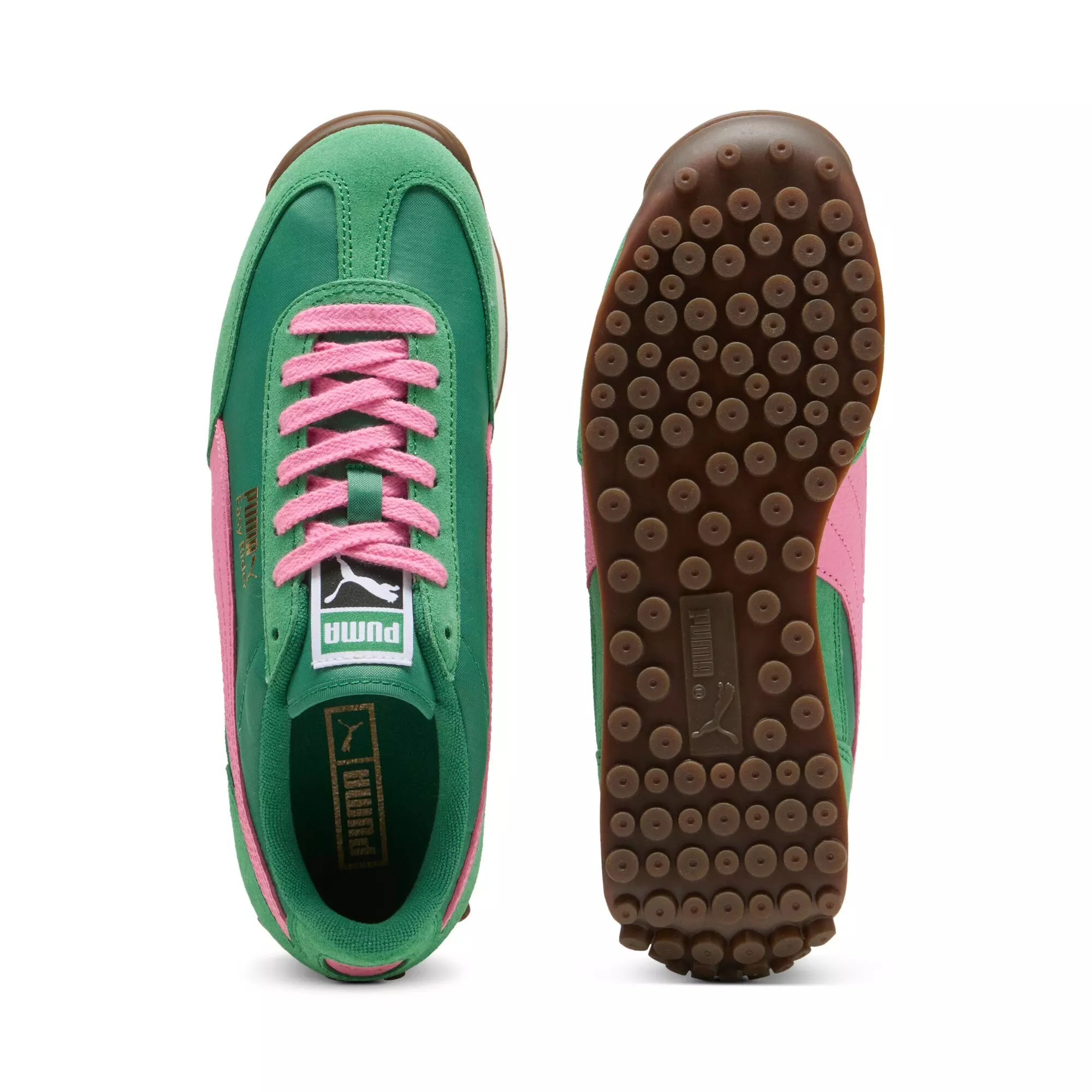 PUMA Easy Rider Vintage "Archive Green/Poised Pink" Women's Shoe - GREEN/PINK