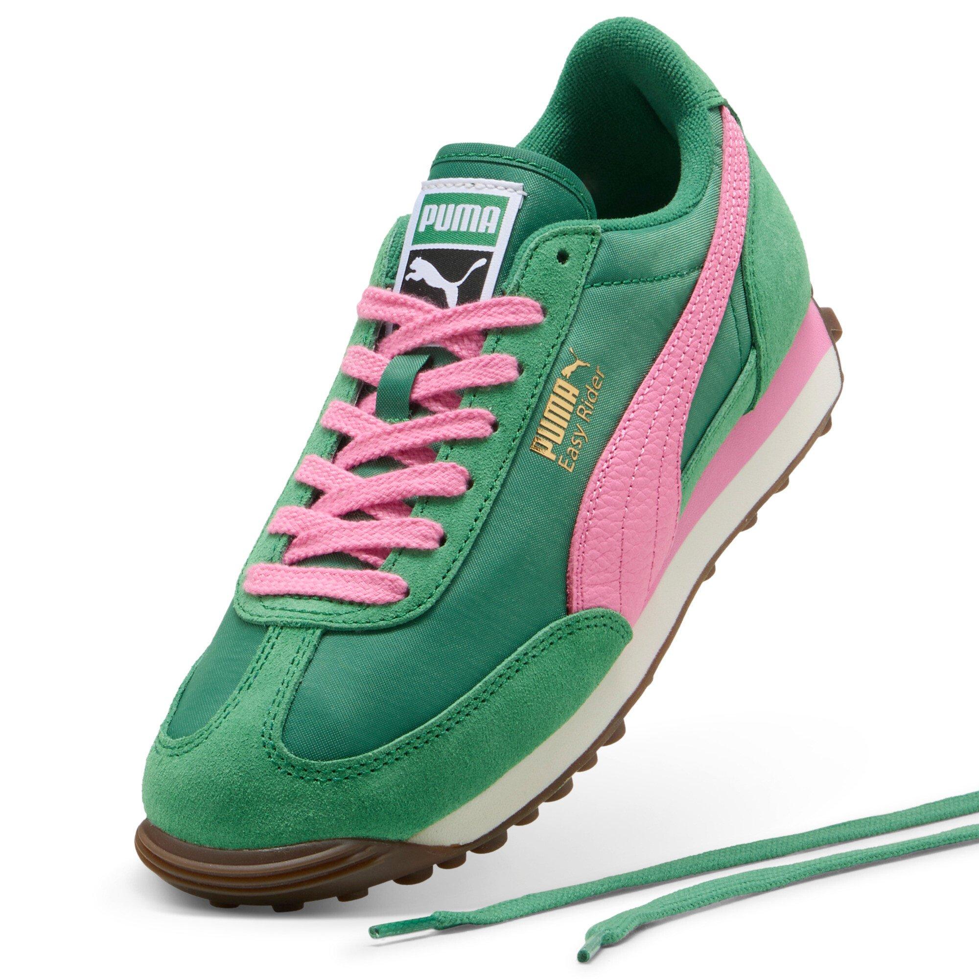 PUMA Easy Rider Vintage "Archive Green/Poised Pink" Women's Shoe - GREEN/PINK Thumbnail View 5