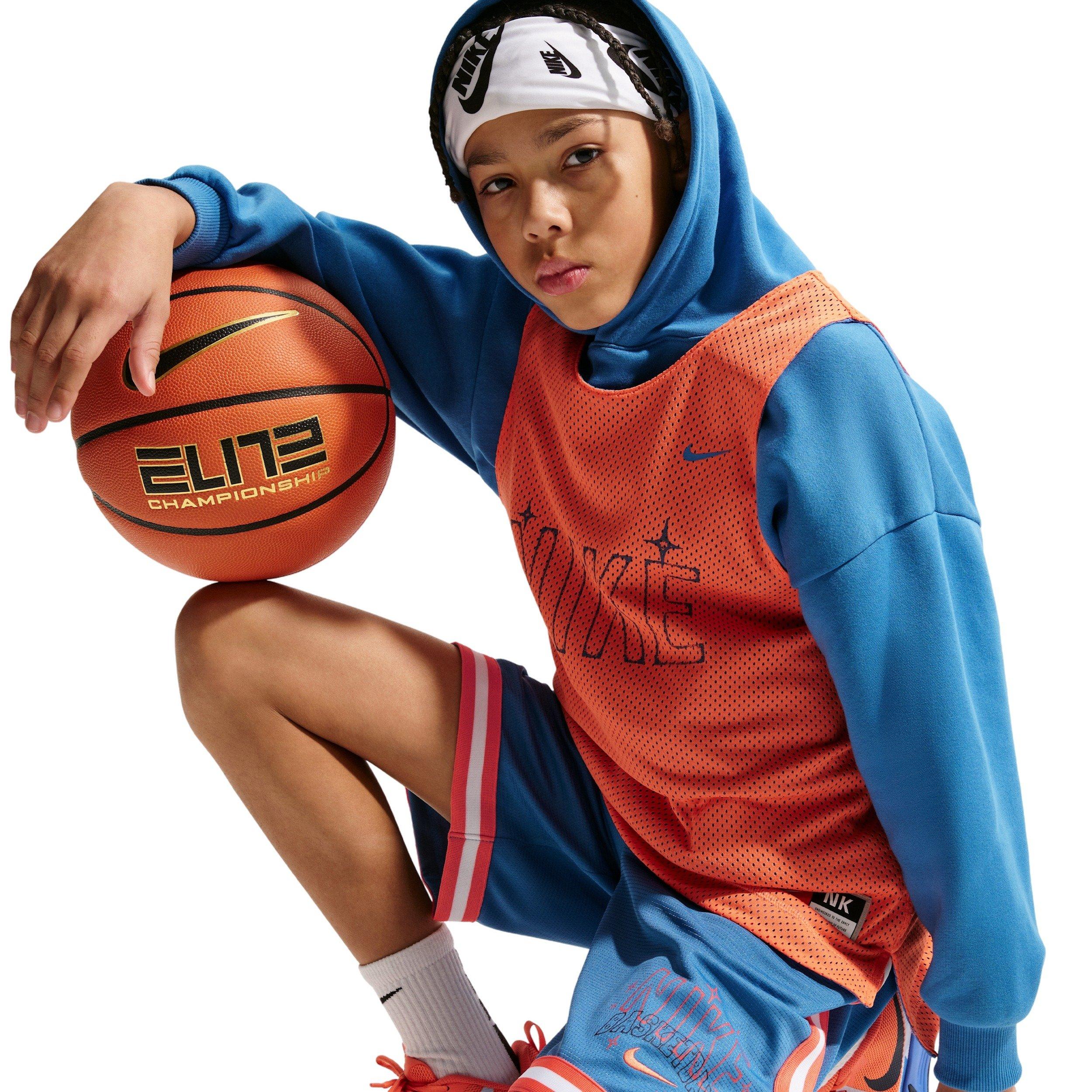 Nike Big Kids' DNA Dri-FIT Basketball Shorts - Blue/Orange - BLUE/ORANGE Thumbnail View 5