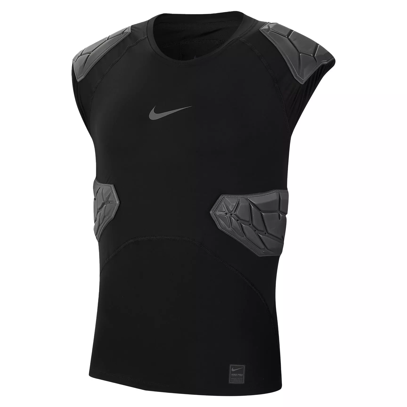 Nike Pro HyperStrong Men's 4-Pad Top - BLACK