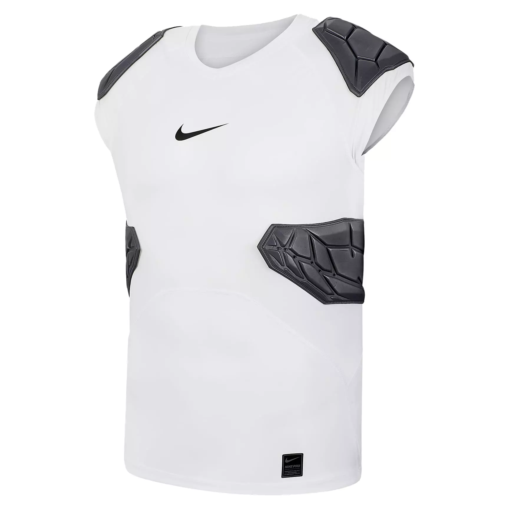 Nike Pro HyperStrong Men's 4-Pad Top - WHITE