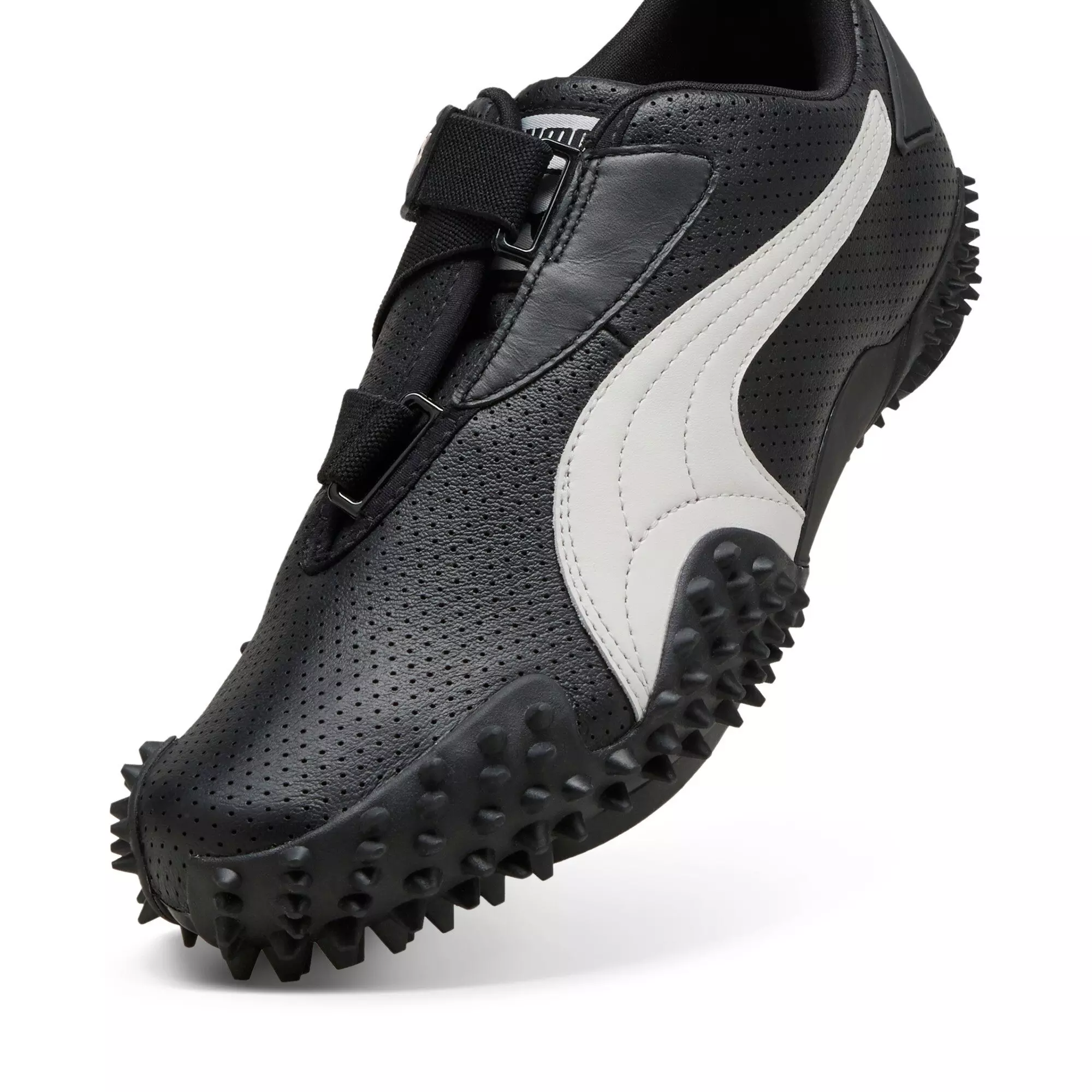 PUMA Mostro Perforated "PUMA Black/PUMA White" Women's Shoe - BLACK/WHITE