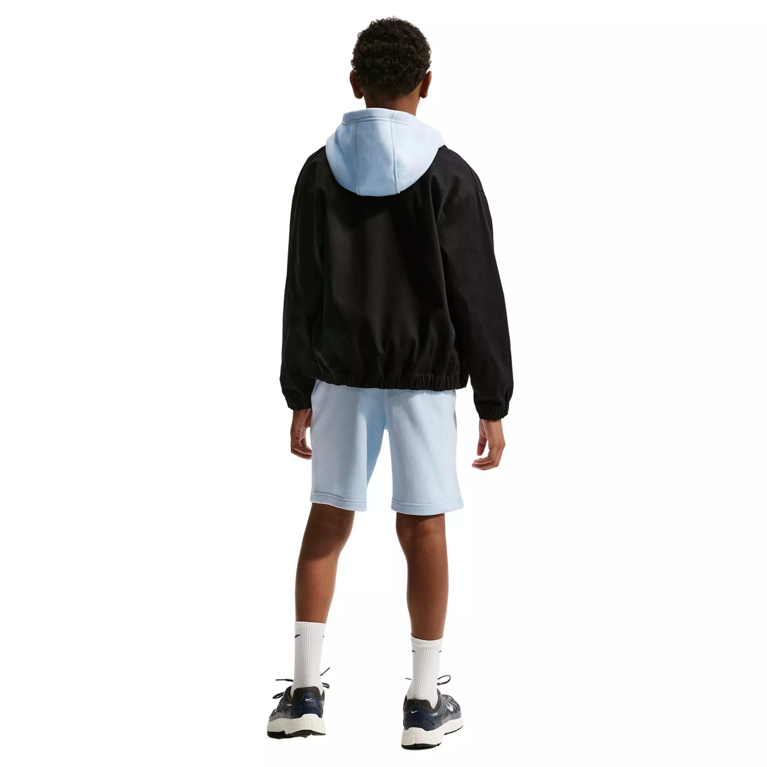 Nike Big Boys' Sportswear Club French Terry Shorts - Blue - BLUE