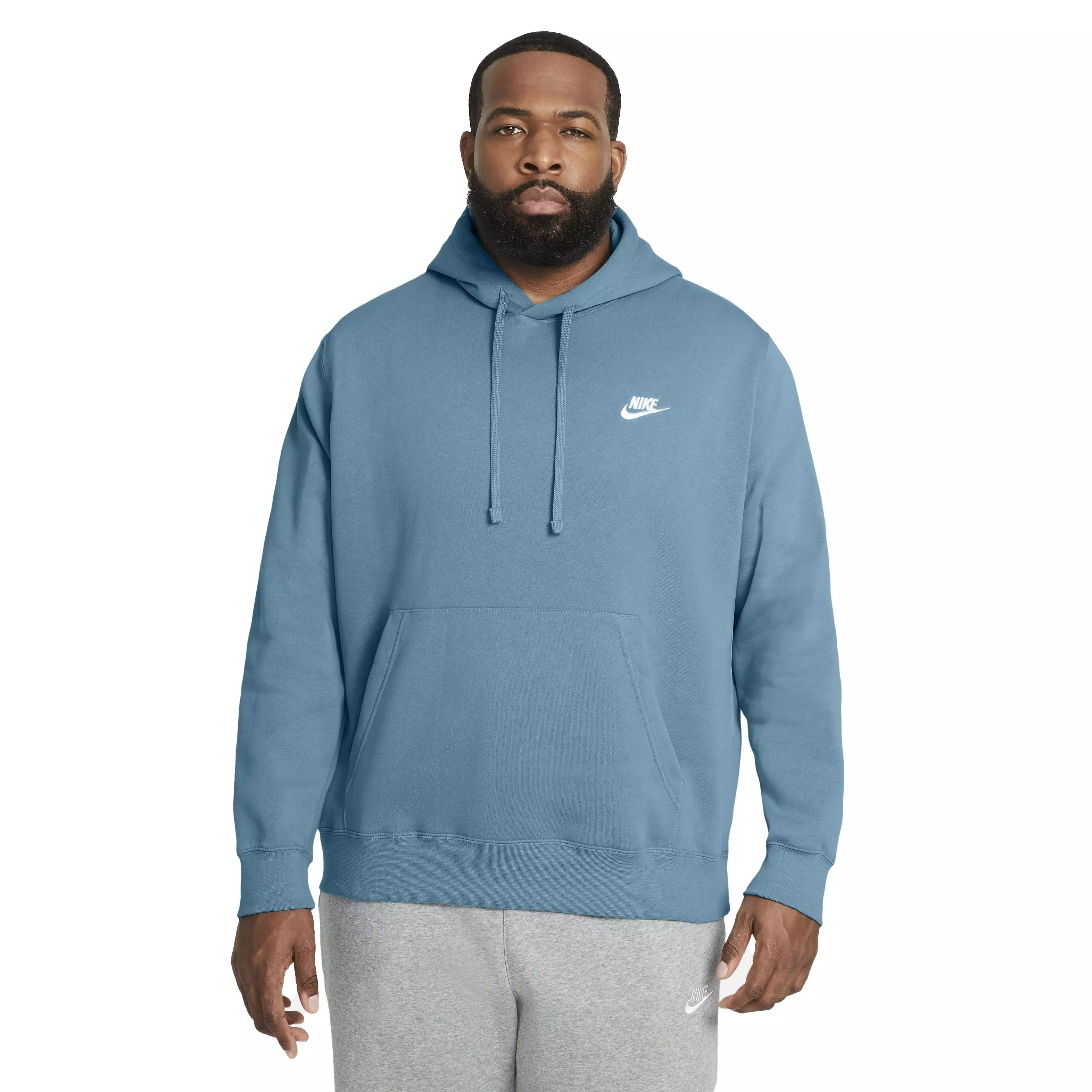 Nike Men's Sportswear Club Fleece Pullover Hoodie - BLUE