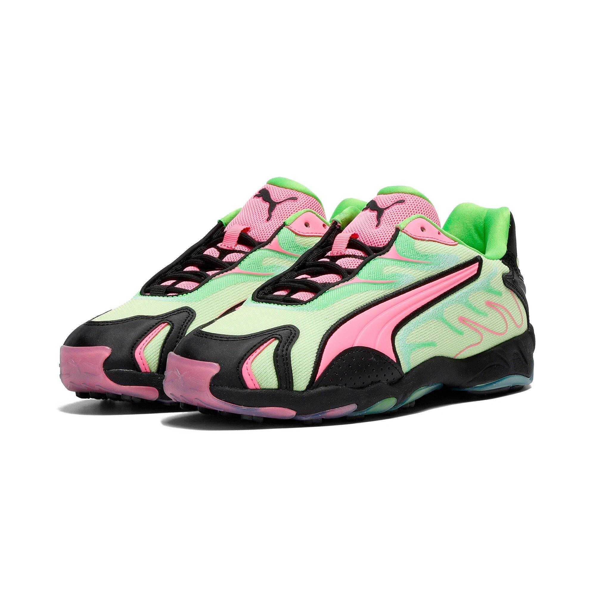 PUMA Inhale Speed Style "Fresh Yellow/Pitch Green" Women's Shoe - YELLOW/GREEN Thumbnail View 3