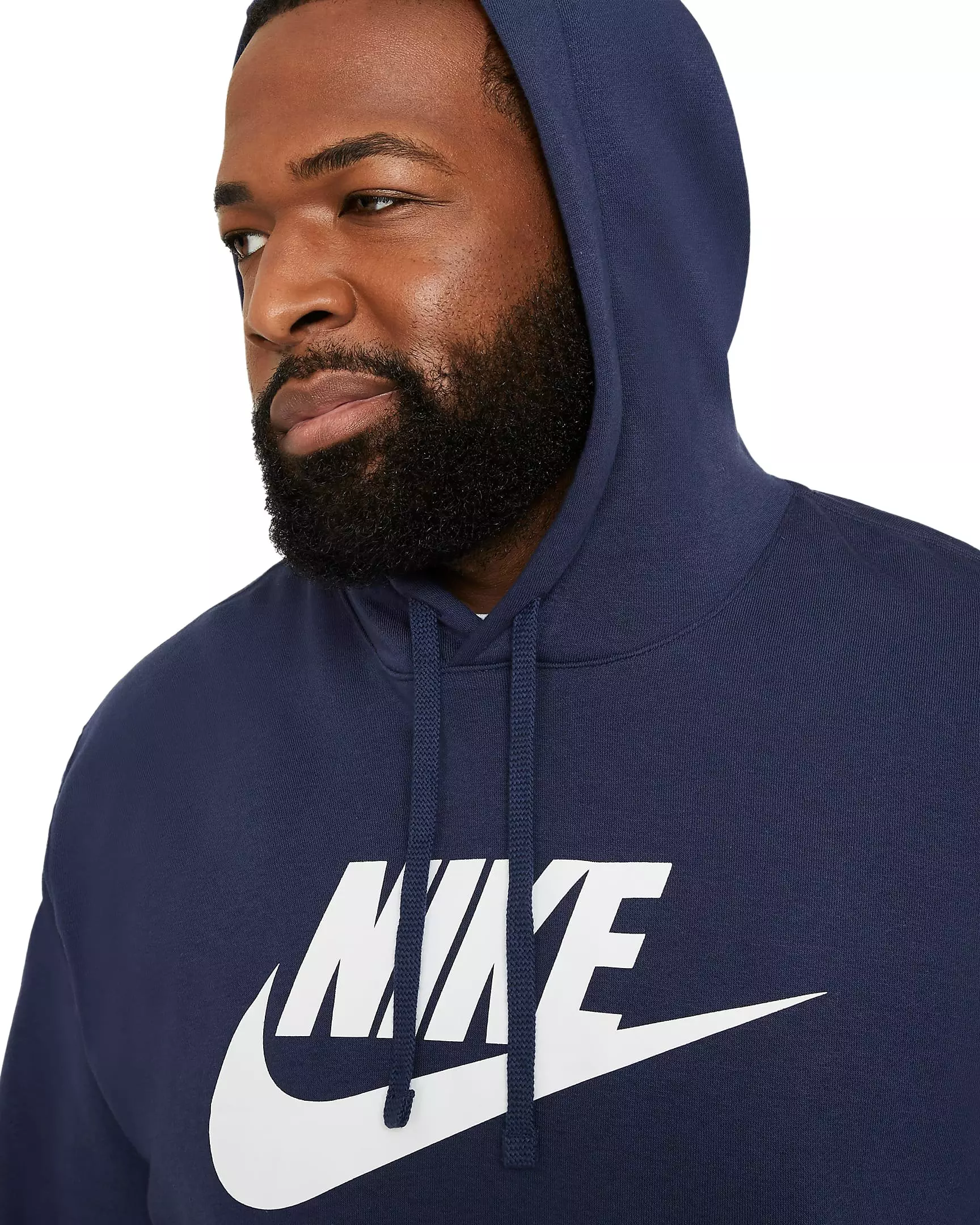 Nike Men's Sportswear Club Fleece Graphic Pullover Hoodie - BLUE