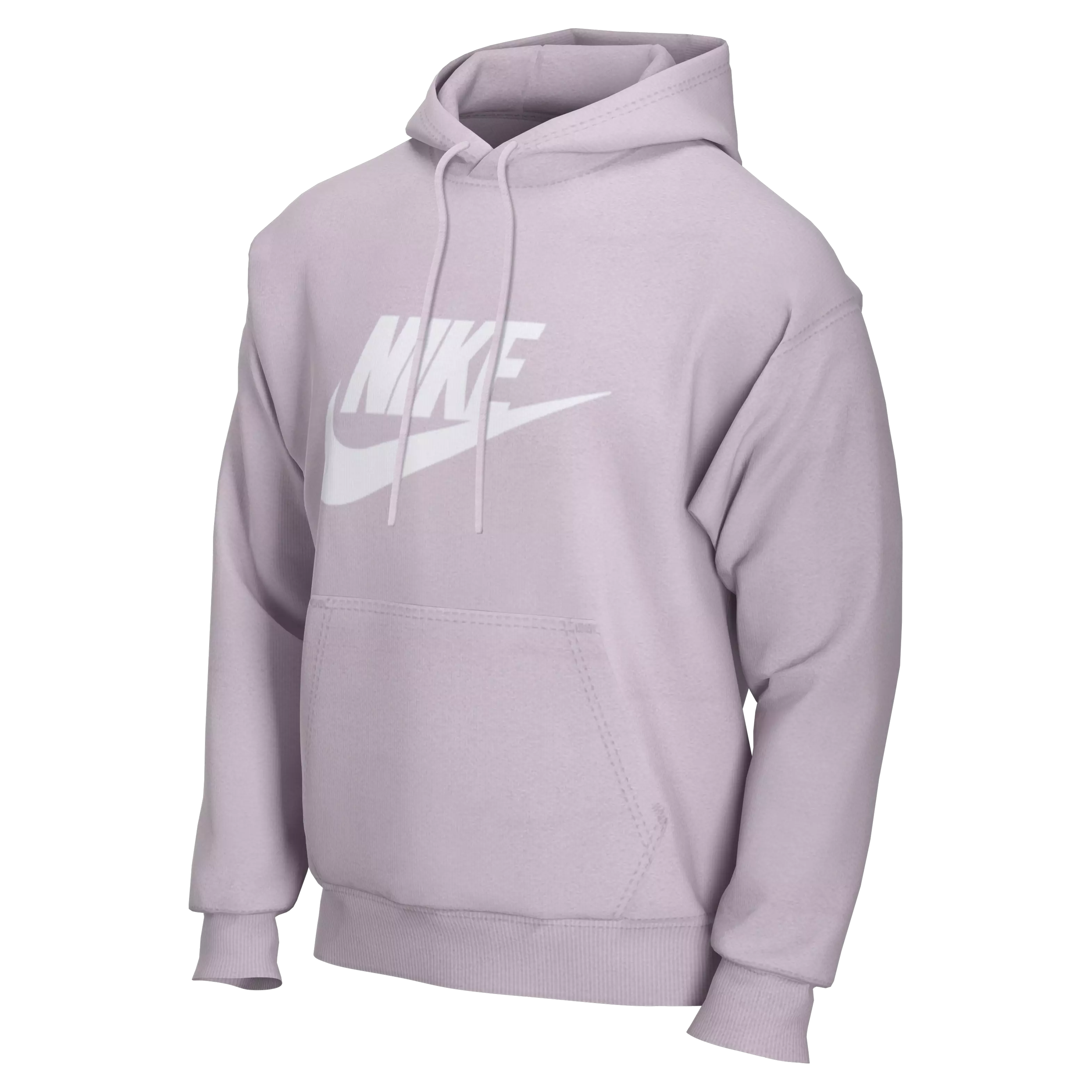 Nike Men's Sportswear Club Fleece Graphic Pullover Hoodie - PURPLE
