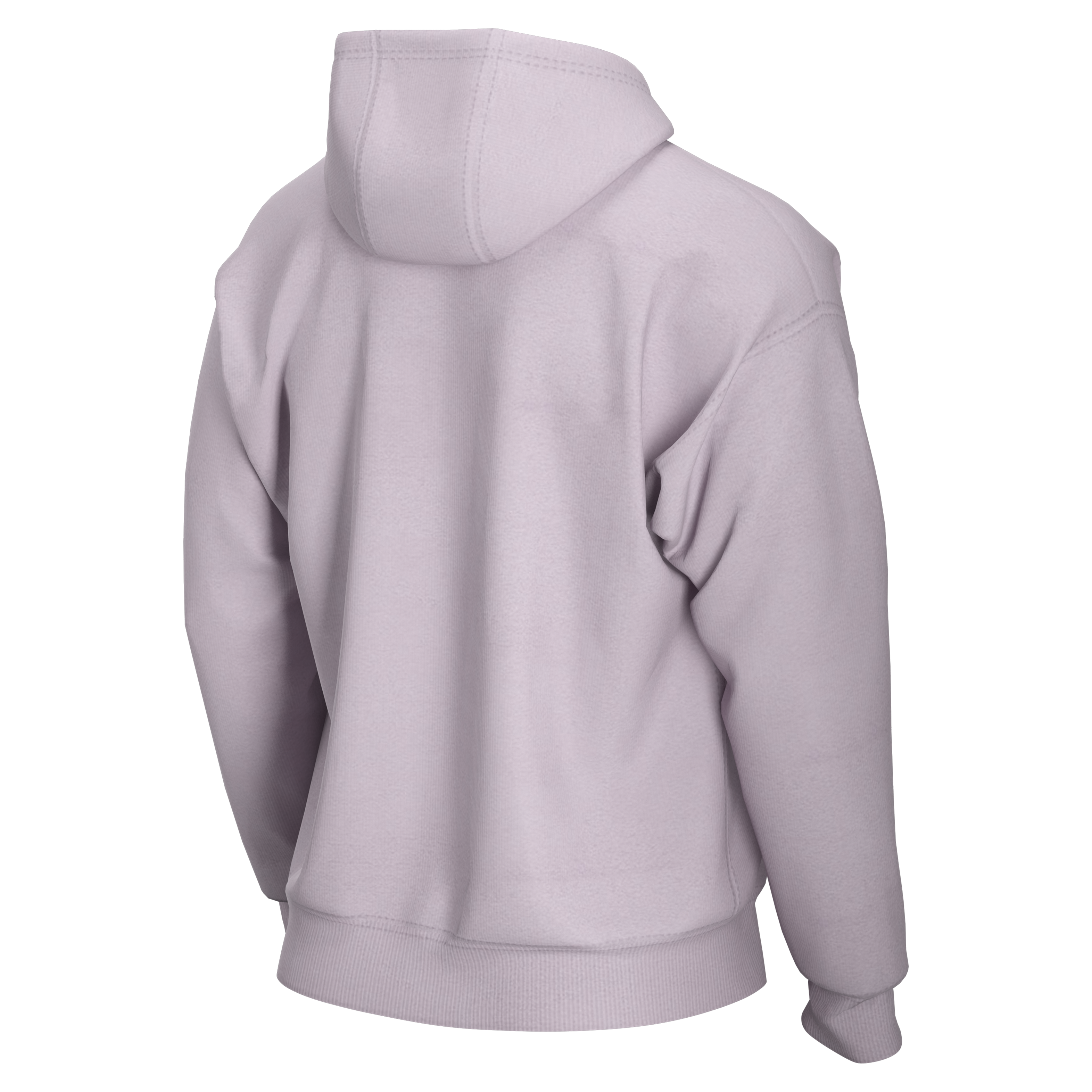 Nike Men's Sportswear Club Fleece Graphic Pullover Hoodie - PURPLE Thumbnail View 5