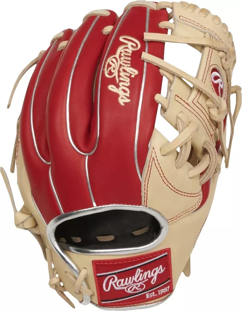 Rawlings R2G Heart of the Hide 11.5" Infield Baseball Glove RHT - KHAKI/RED