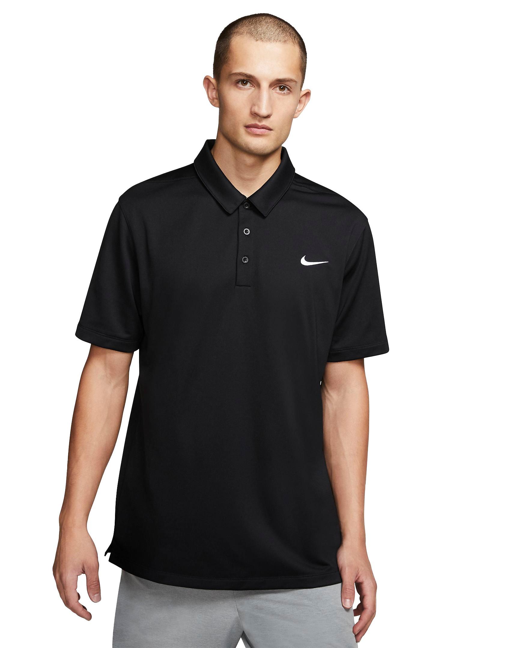 Nike Men's Football Polo - BLACK Thumbnail View 1