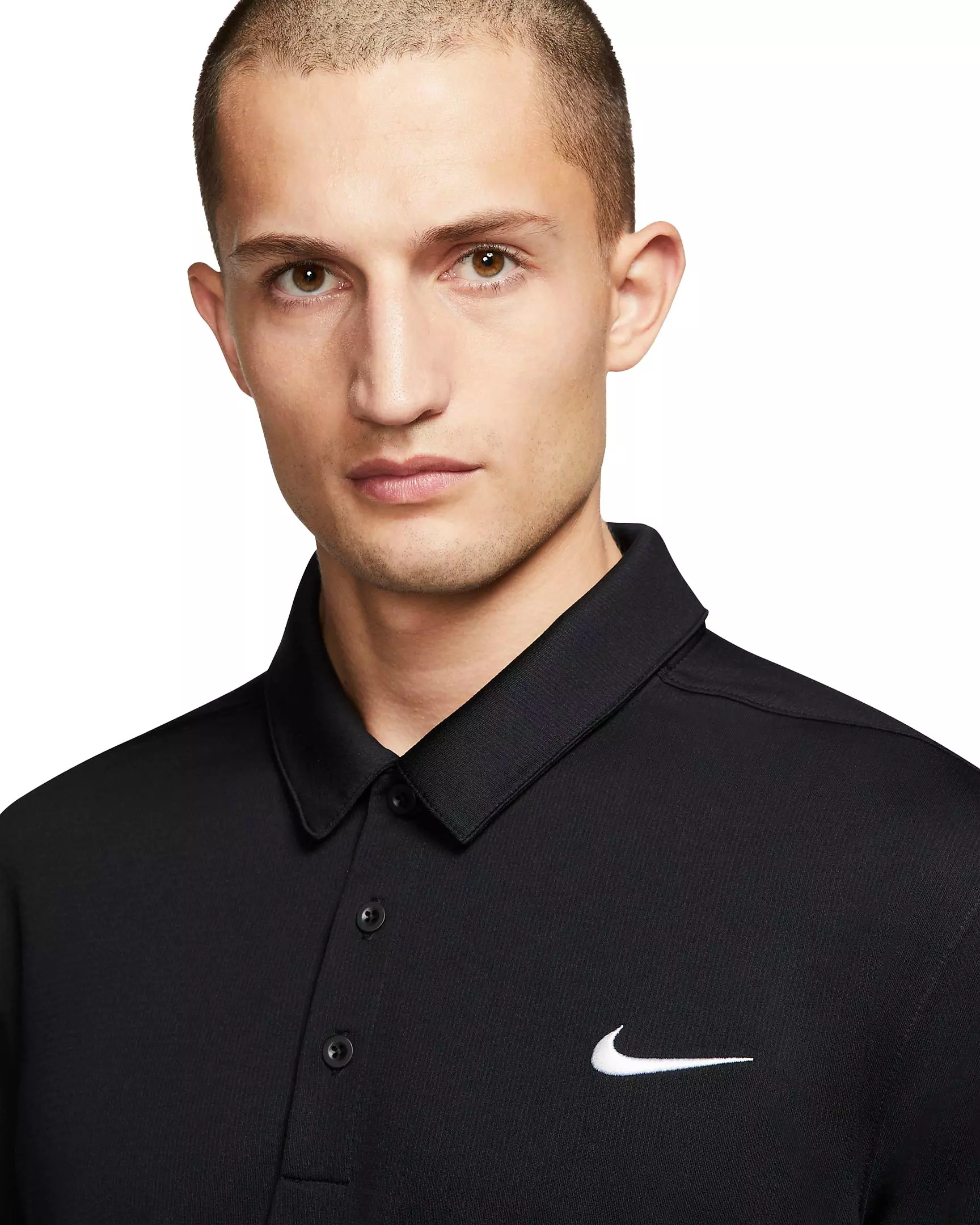 Nike Men's Football Polo - BLACK