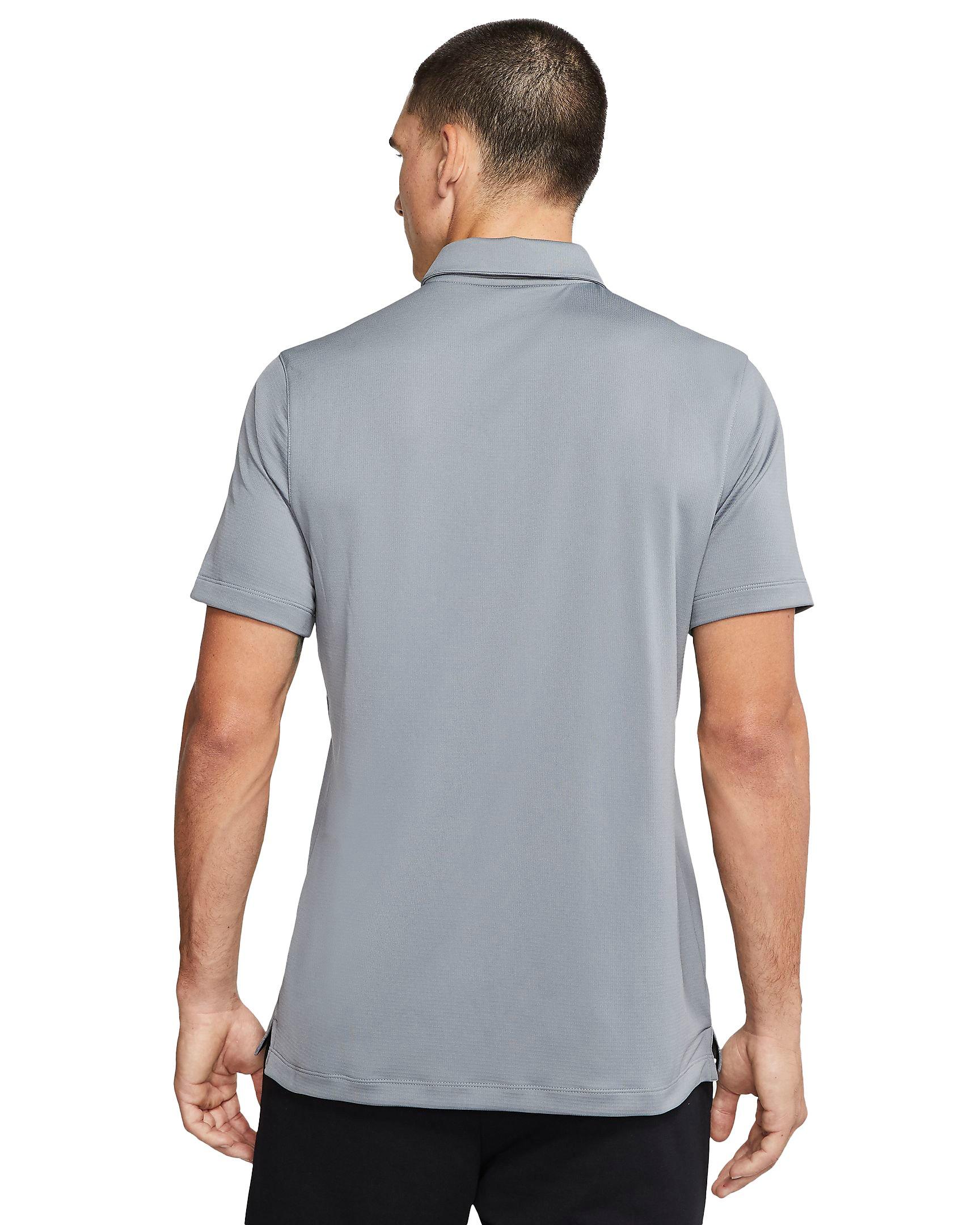 Nike Men's Football Polo - GREY Thumbnail View 2
