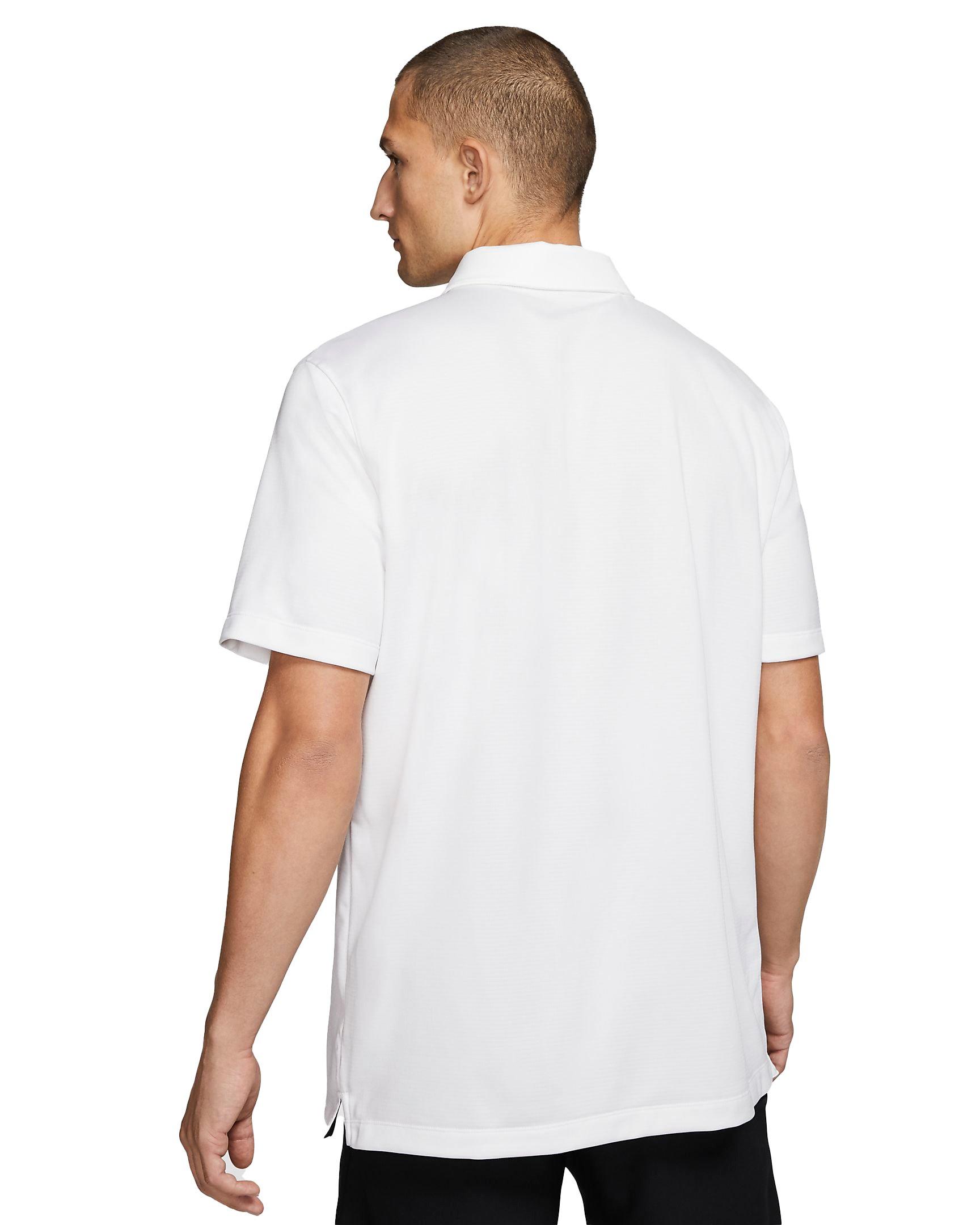 Nike Men's Football Polo - WHITE Thumbnail View 2