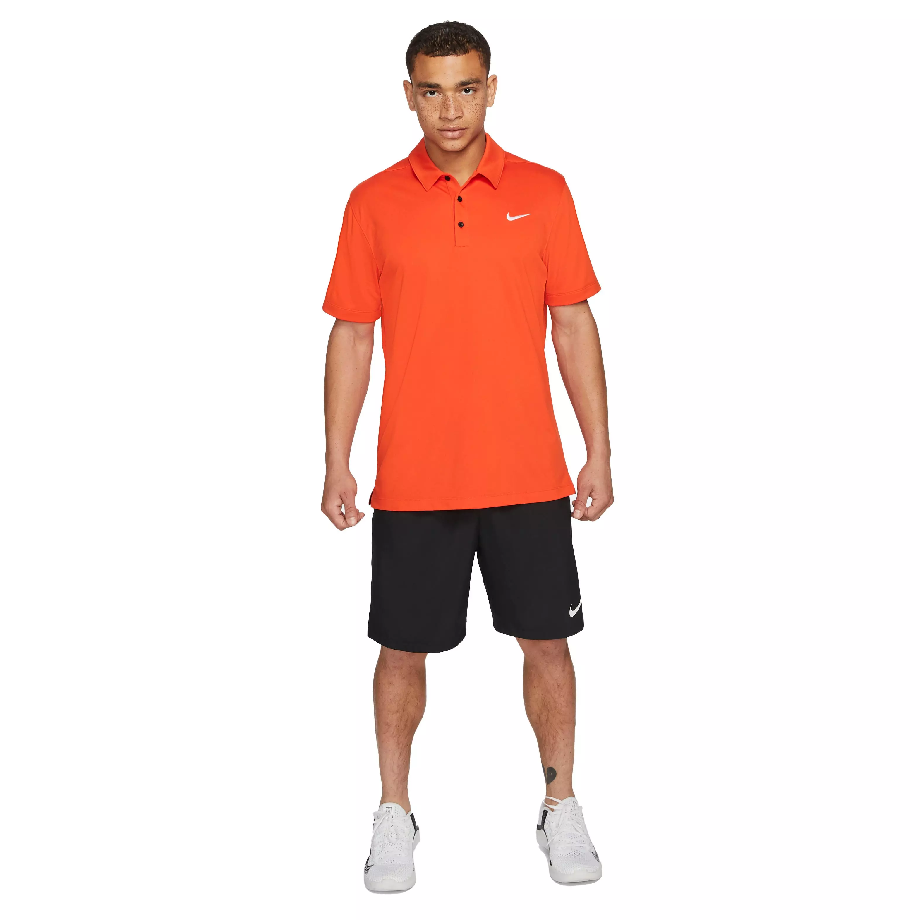 Nike Men's Football Polo - ORANGE