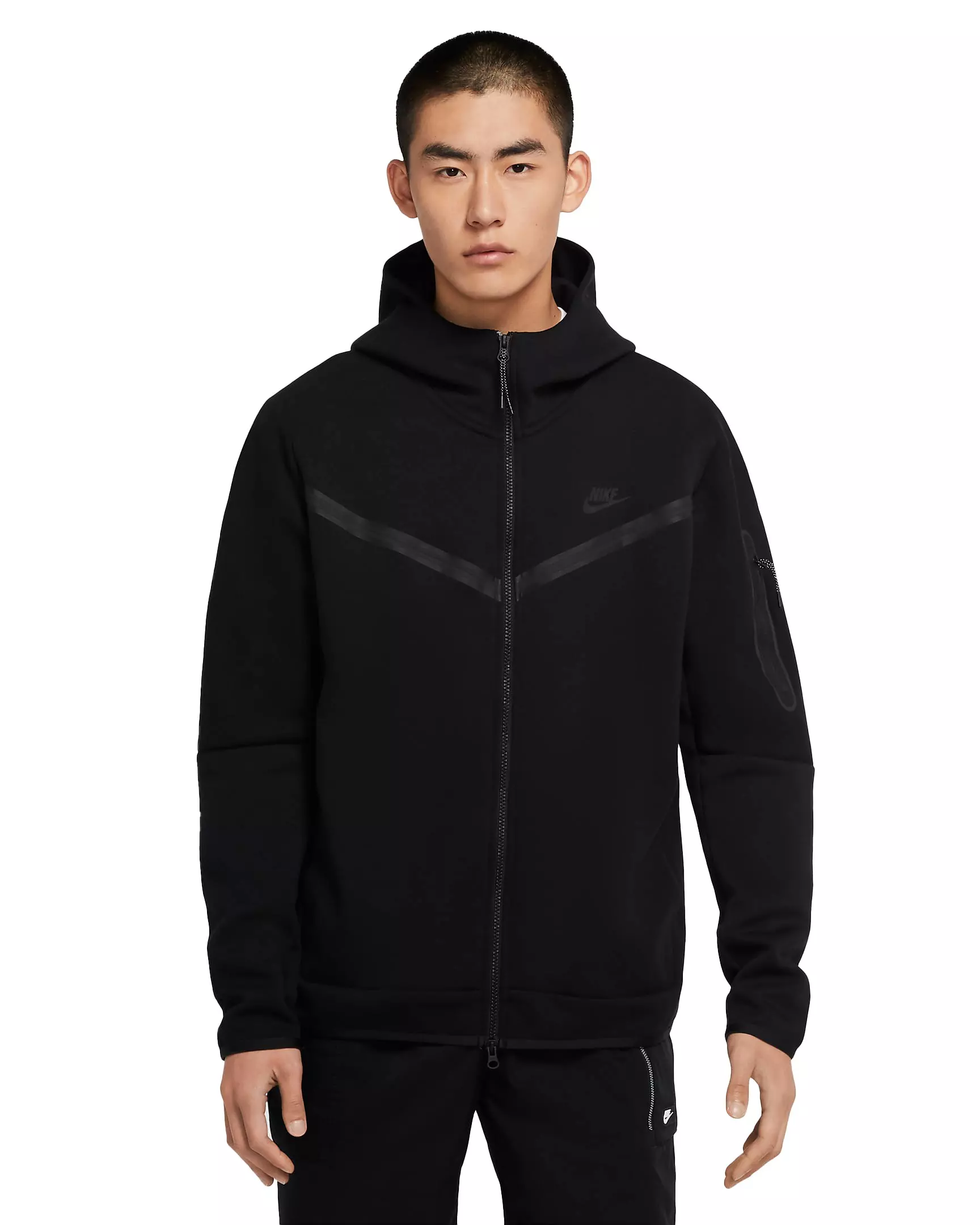 Nike Tech Fleece Jacket Gray Mens 3XL Full Zip Hoodie Sweatshirt