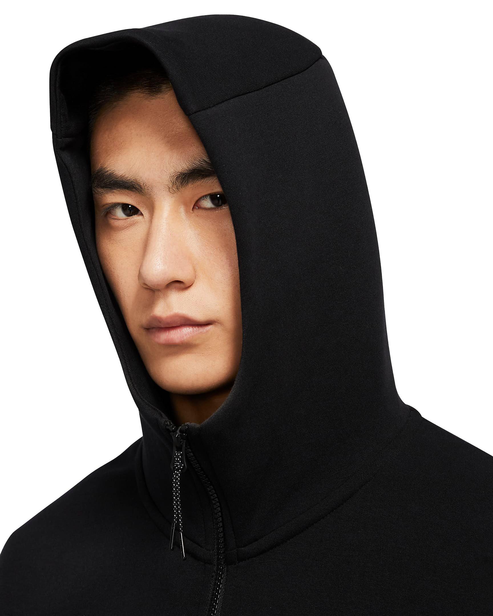 Nike Sportswear Tech Fleece Men's Full-Zip Hoodie - Black - Hibbett