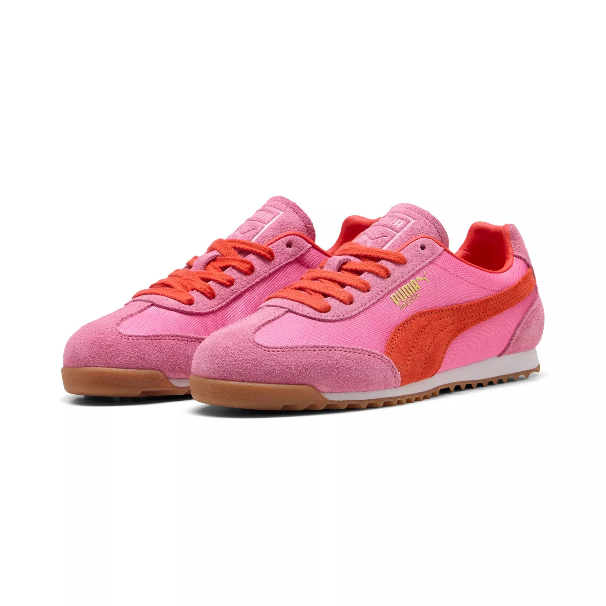 PUMA Arizona Enrgy "Posie Pink/Fierce Red/PUMA White" Women's Shoe - PINK/RED/WHITE