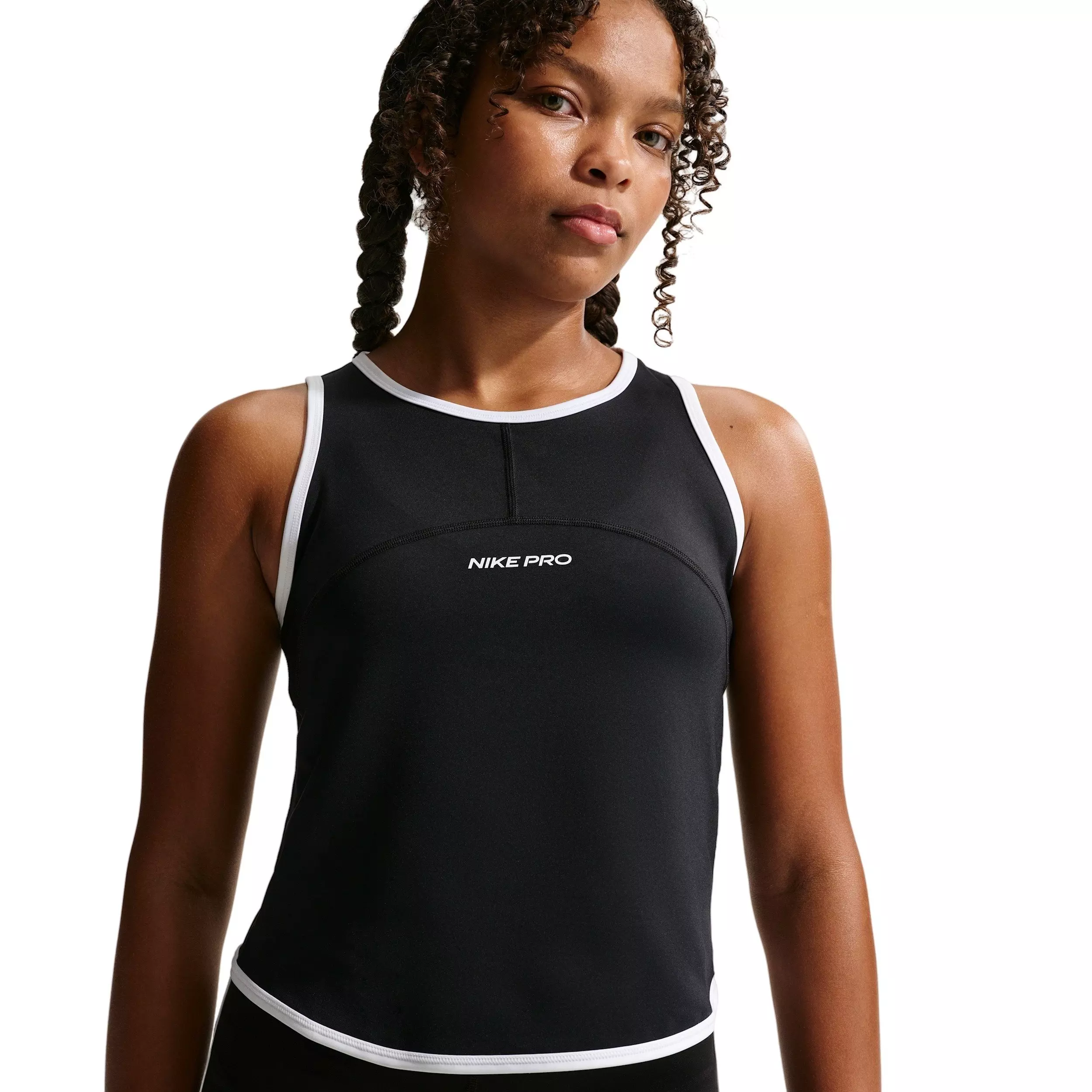 Nike Big Girls' Pro Dri-FIT Tank Top - Black - BLACK