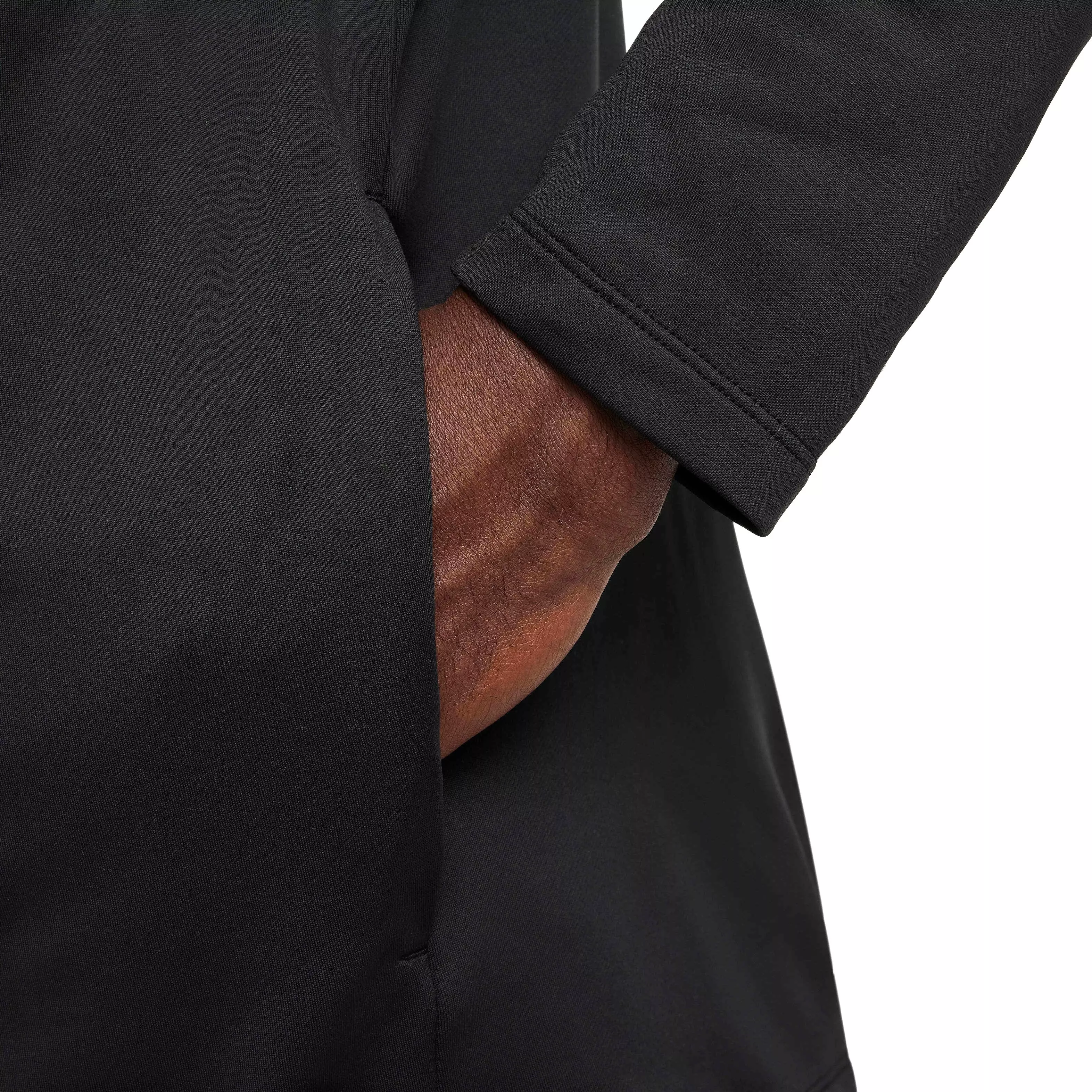 Nike Men's Strike Therma-FIT Soccer Drill Top - Black - BLACK