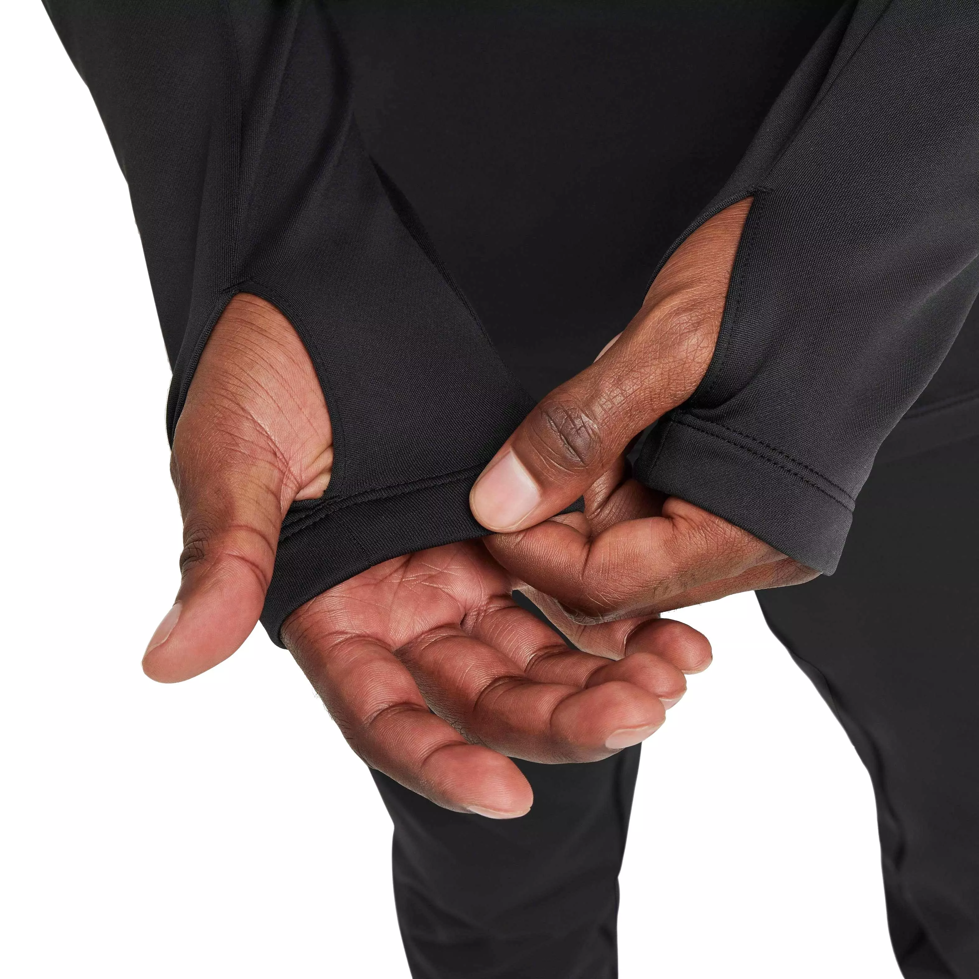 Nike Men's Strike Therma-FIT Soccer Drill Top - Black - BLACK