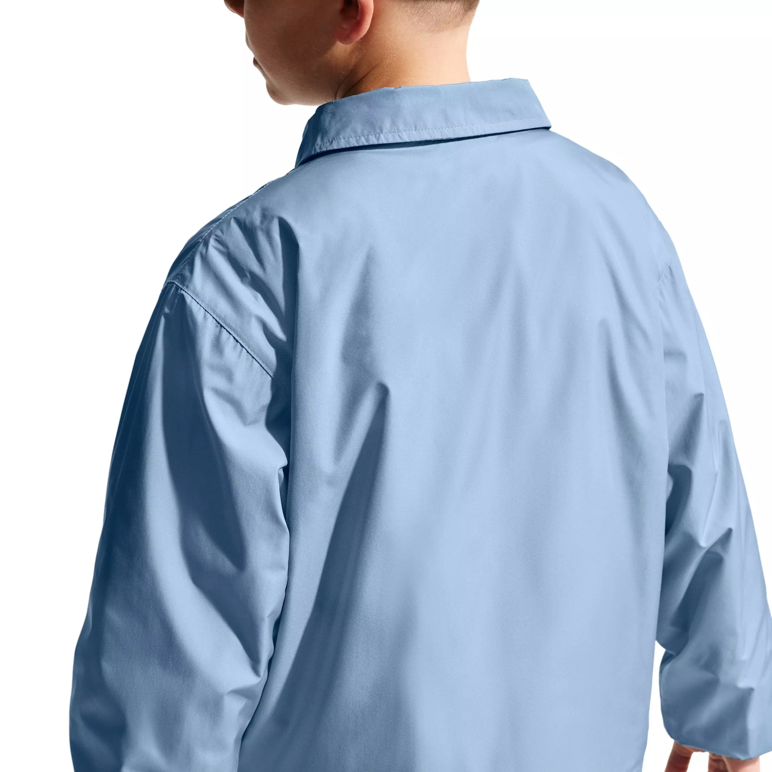 Nike Big Boys' Sportswear Club Repel Coaches' Jacket - Blue - BLUE