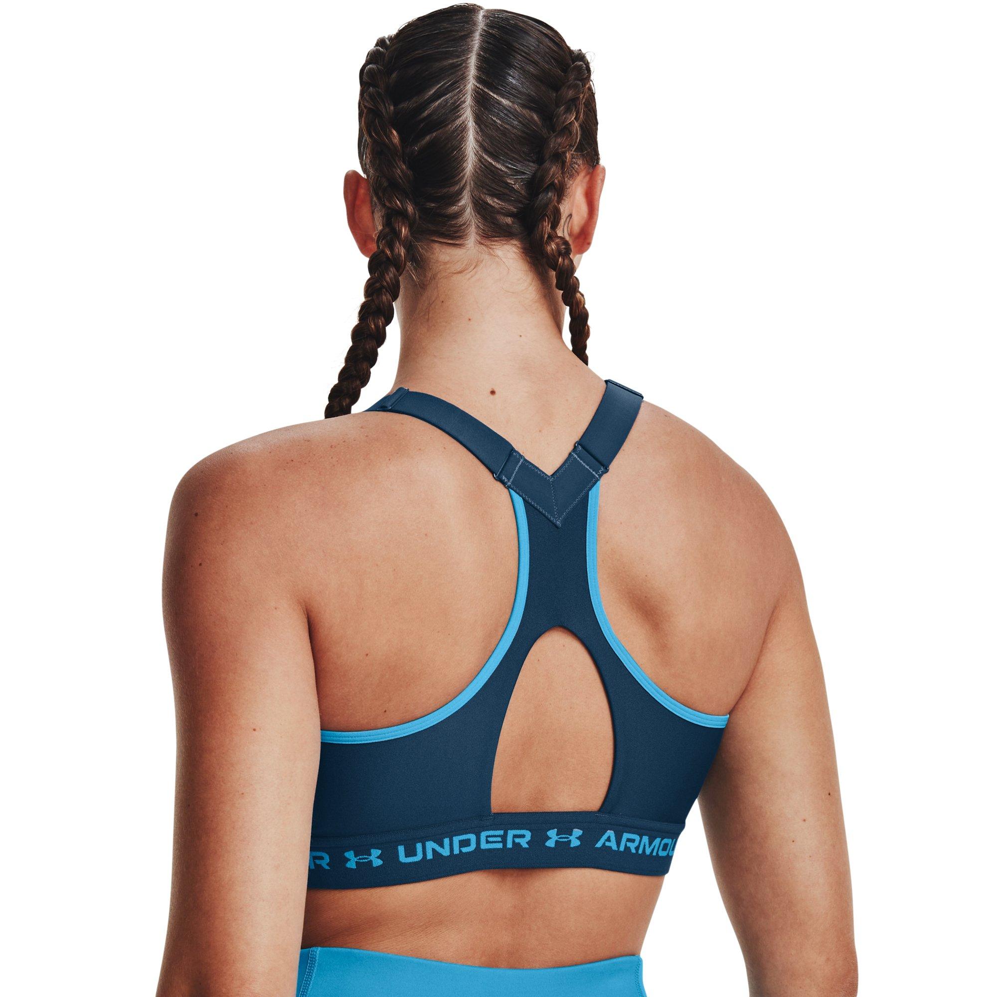 Pink Under Armour Mid Keyhole Sports Bra Womens - Get The Label