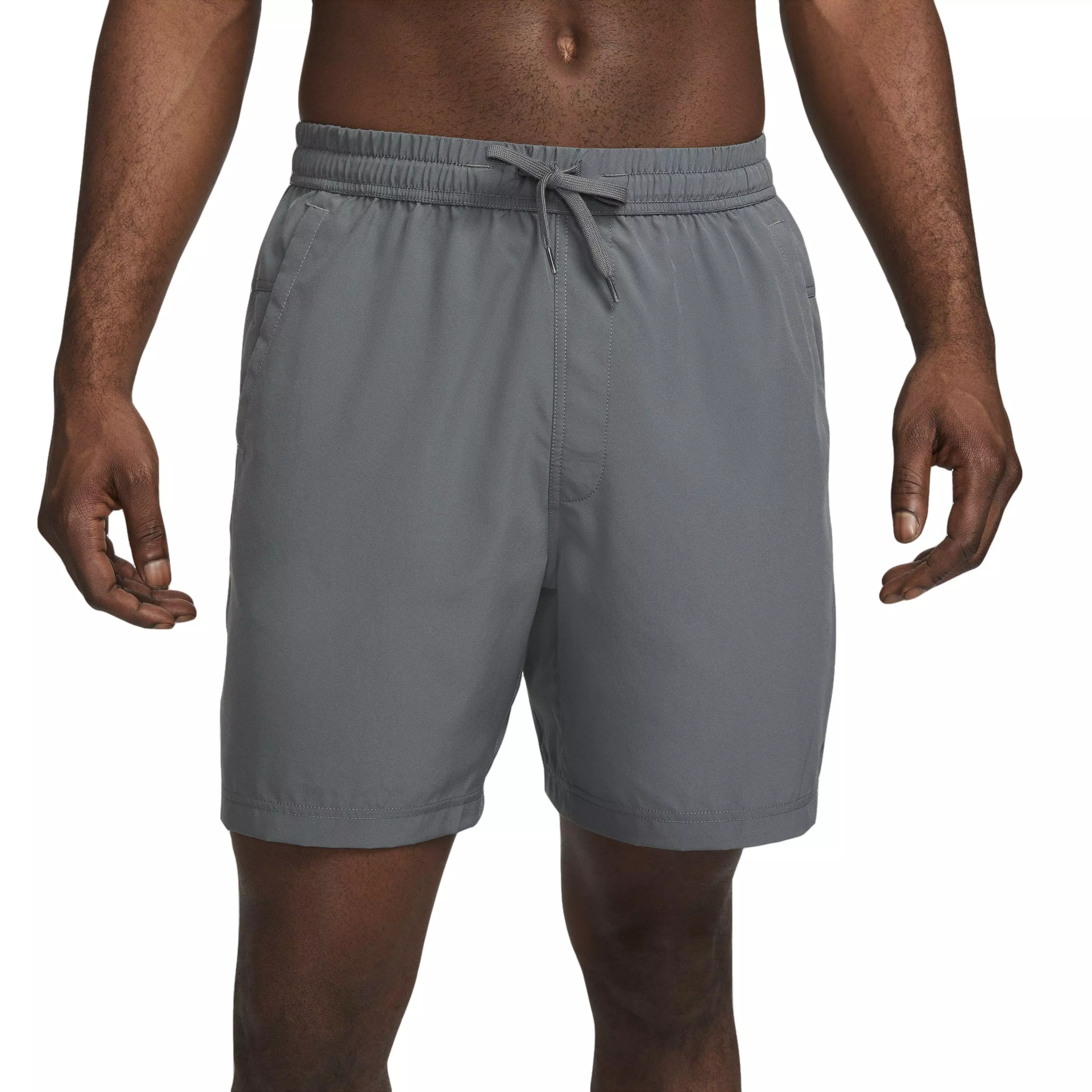 Nike Men's Dri-FIT Form 7 Unlined Versatile Shorts, Small, Smoke Grey