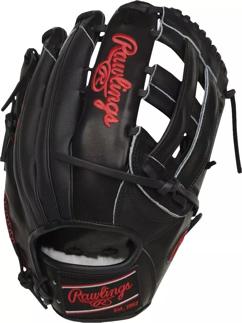 Rawlings Pro Preferred 12.75" Outfield Baseball Glove RHT - BLACK