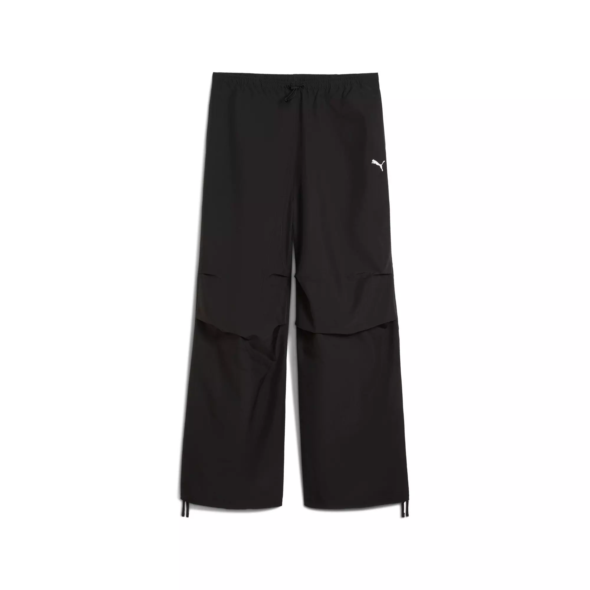 PUMA Women's Wardrobe Ess Parachute Woven OP Pants -Black - BLACK