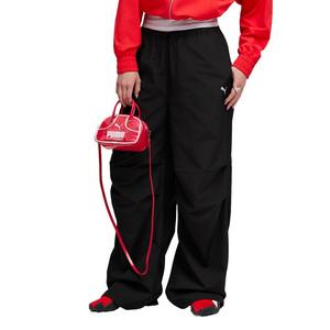PUMA Women's Wardrobe Ess Parachute Woven OP Pants -Black