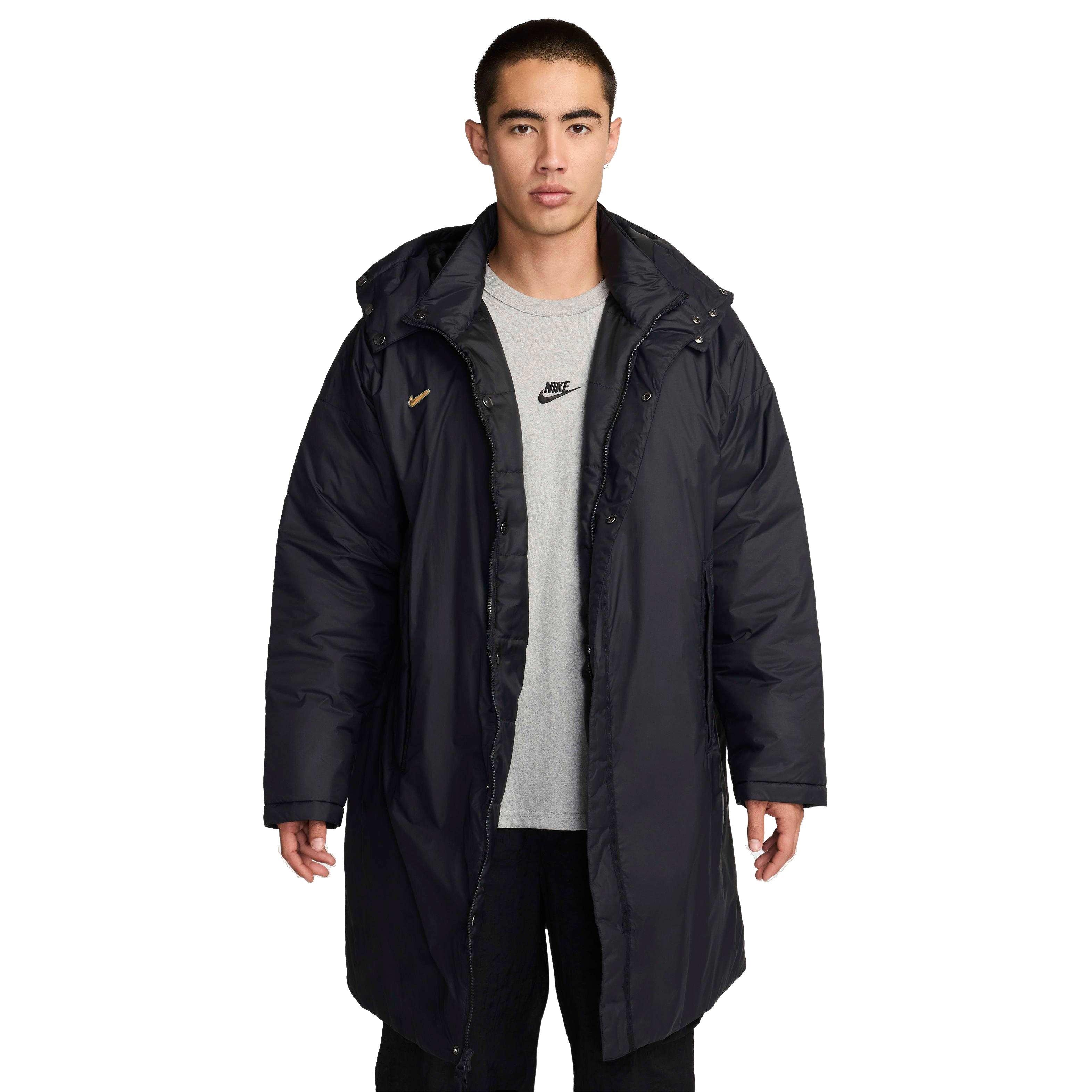 Nike Men's Culture of Football Therma-FIT Soccer Jacket - Black - BLACK Thumbnail View 1