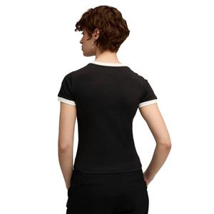PUMA Women's T7 Slim Tee -Black