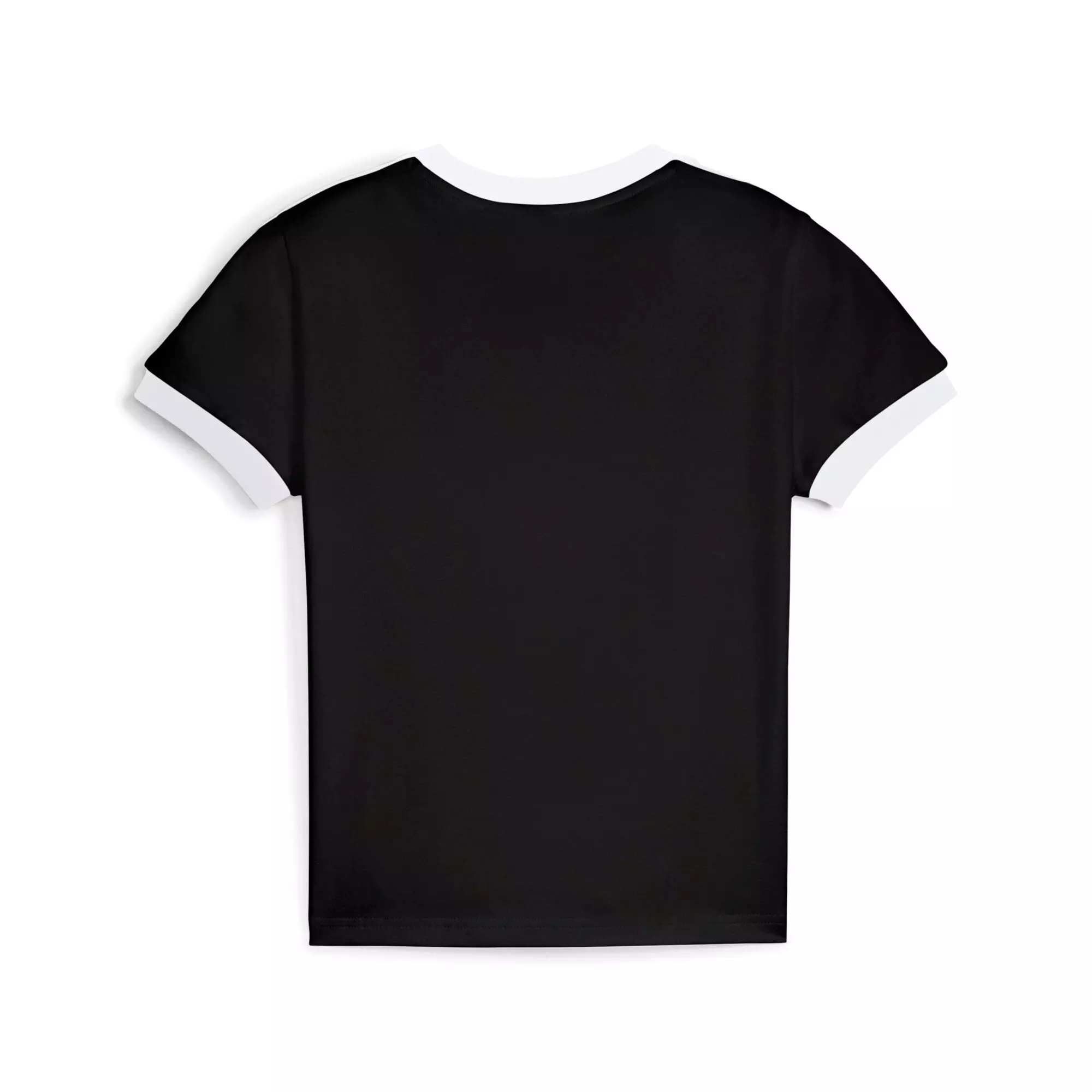 PUMA Women's T7 Slim Tee -Black - BLACK
