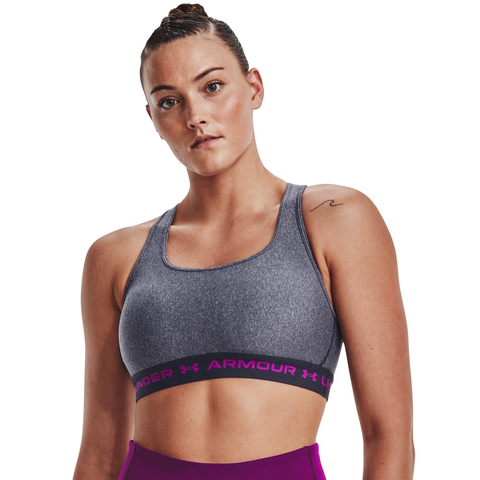 Under Armour Women's Crossback Mid Heather Bra - Hibbett