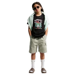 Nike Big Kids' Sportswear Club Woven Cargo Shorts - Light Green - LIGHT GREEN