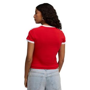 PUMA Women's T7 Slim Tee -Red
