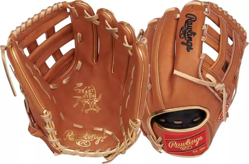 Rawlings Heart of the Hide Sierra Romero 12" Fastpitch Infield Glove RHT - BROWN/GOLD