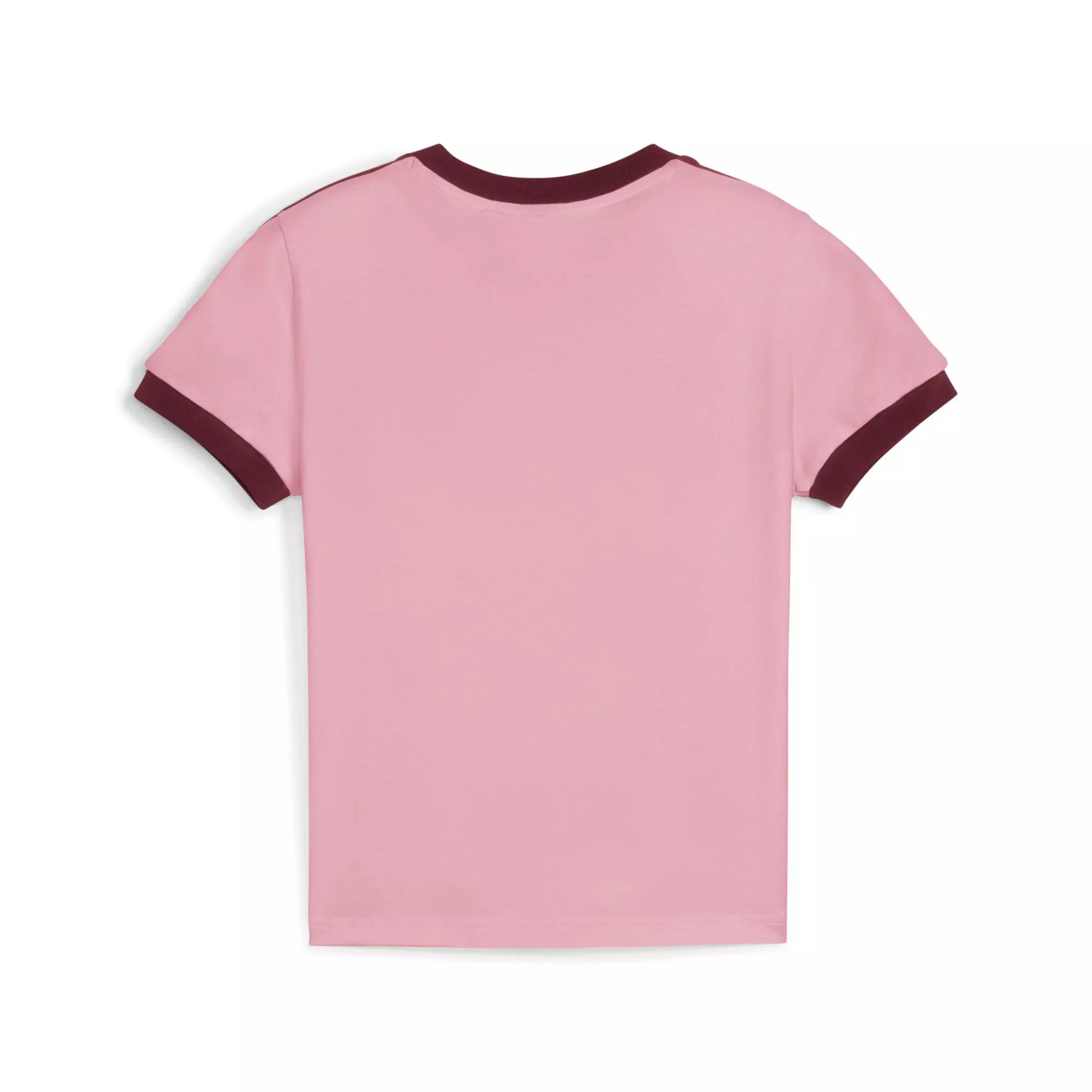 PUMA Women's T7 Slim Tee -Pink - PINK