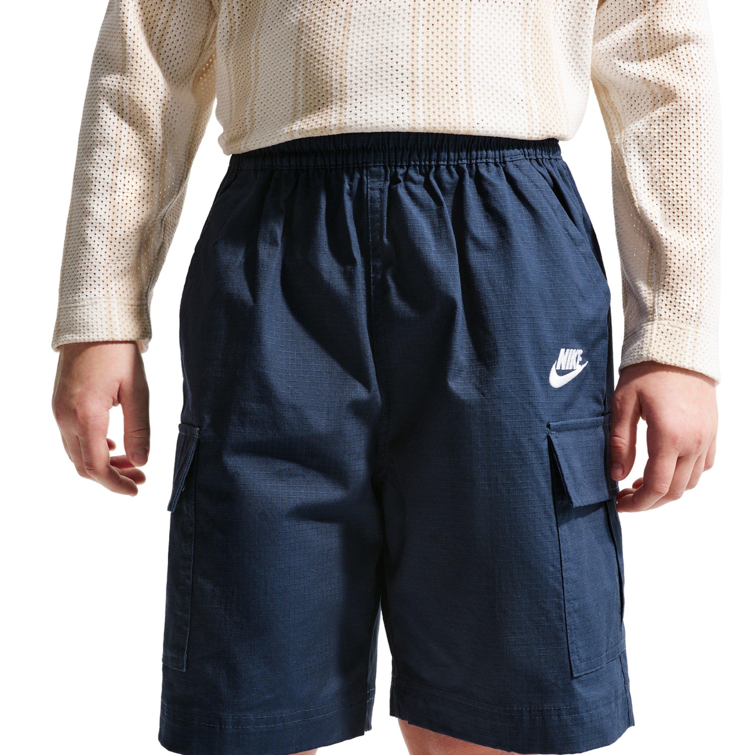 Nike Sportswear Club Big Kids' Navy Woven Cargo Shorts