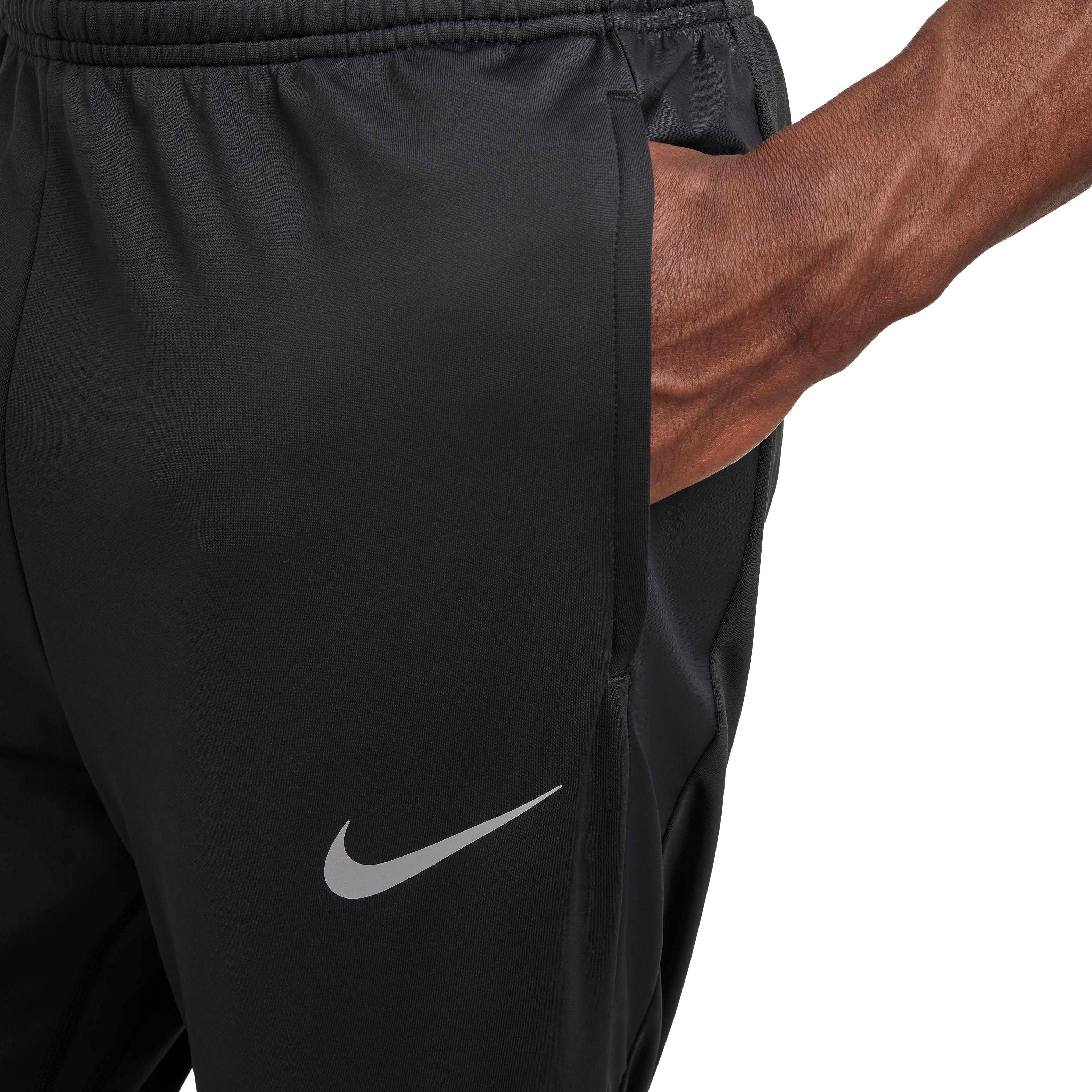 Nike Men's Therma-Fit Strike Pants-Black - BLACK Thumbnail View 4