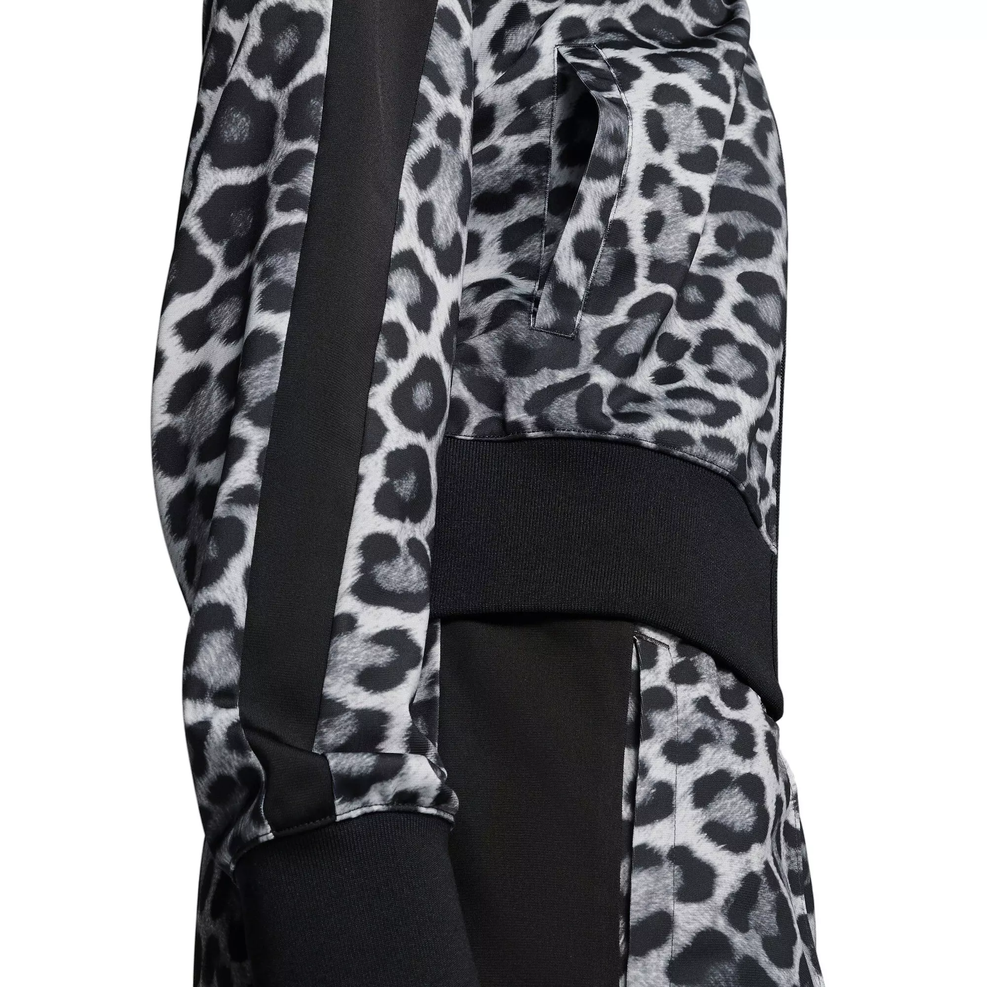 PUMA Women's T7 LEO LUX All-Over Print Short Track Jacket -Black - BLACK