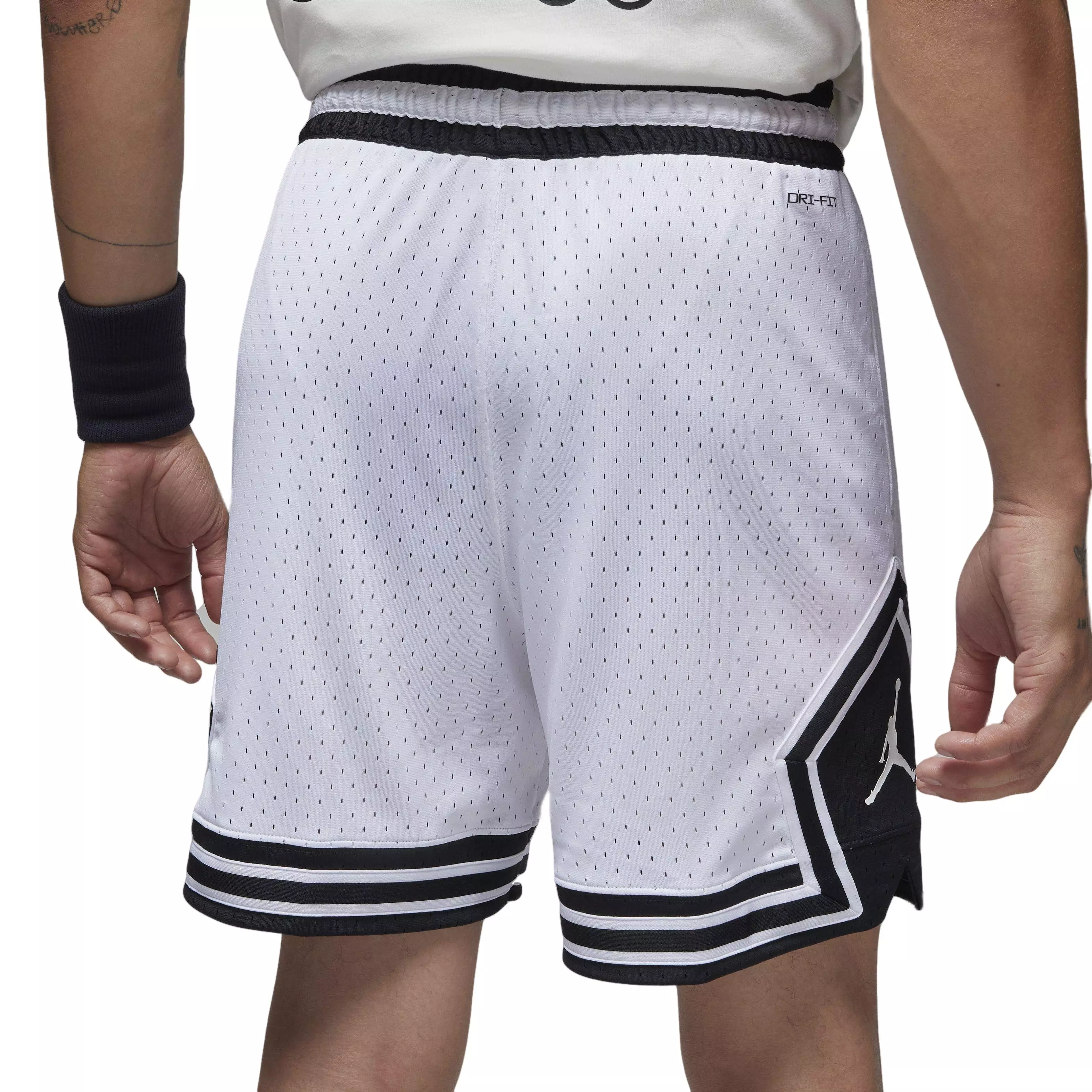 Jordan Men's Dri-FIT Sport Diamond Shorts-White - WHITE