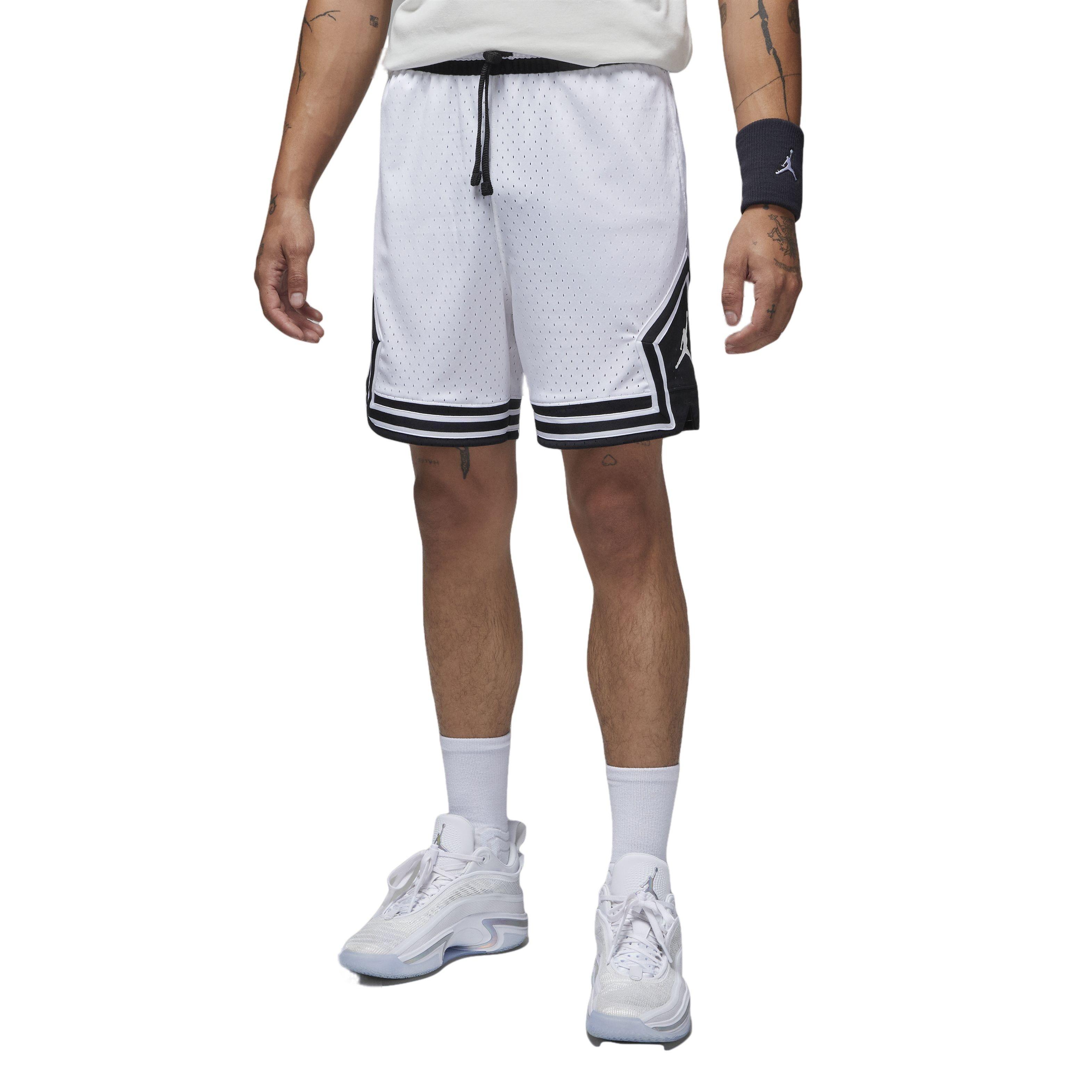 Jordan Men's Dri-FIT Sport Diamond Shorts-White - WHITE Thumbnail View 3